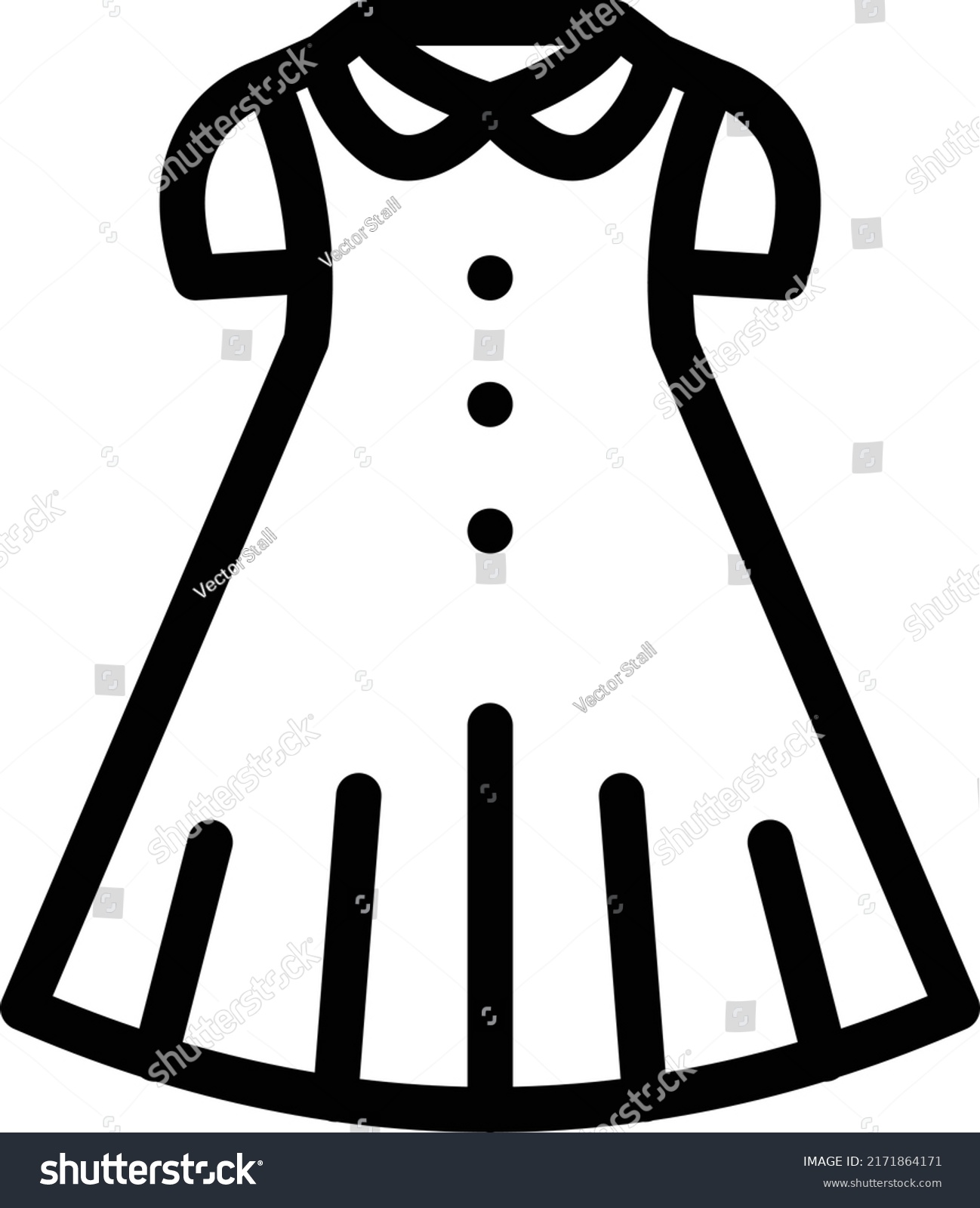 Dress Vector Illustration On Transparent Backgroundpremium Stock Vector Royalty Free