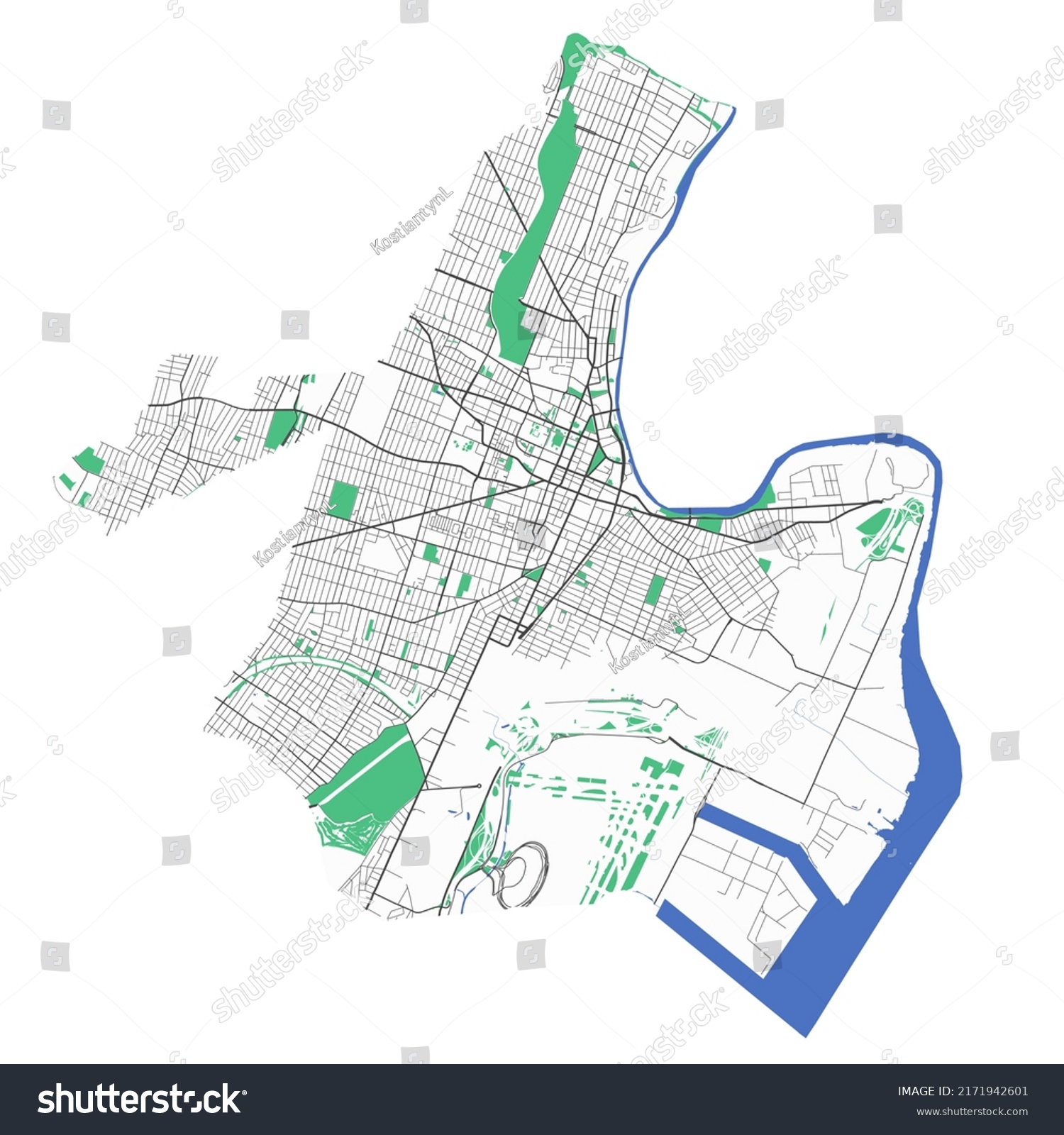 Newark Map Detailed Map Newark City Stock Vector Royalty Free   Stock Vector Newark Map Detailed Map Of Newark City Administrative Area Cityscape Panorama Royalty Free 2171942601 