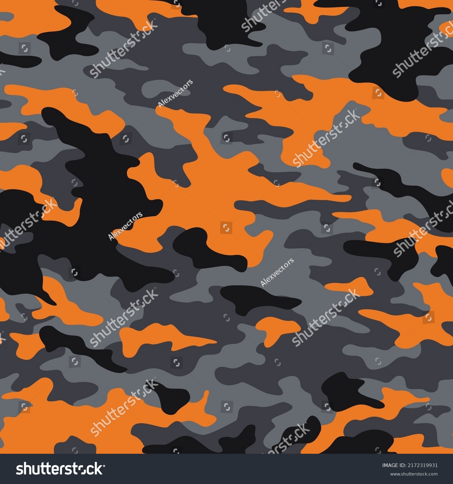 Camouflage Texture Seamless Pattern Abstract Modern Stock Vector ...