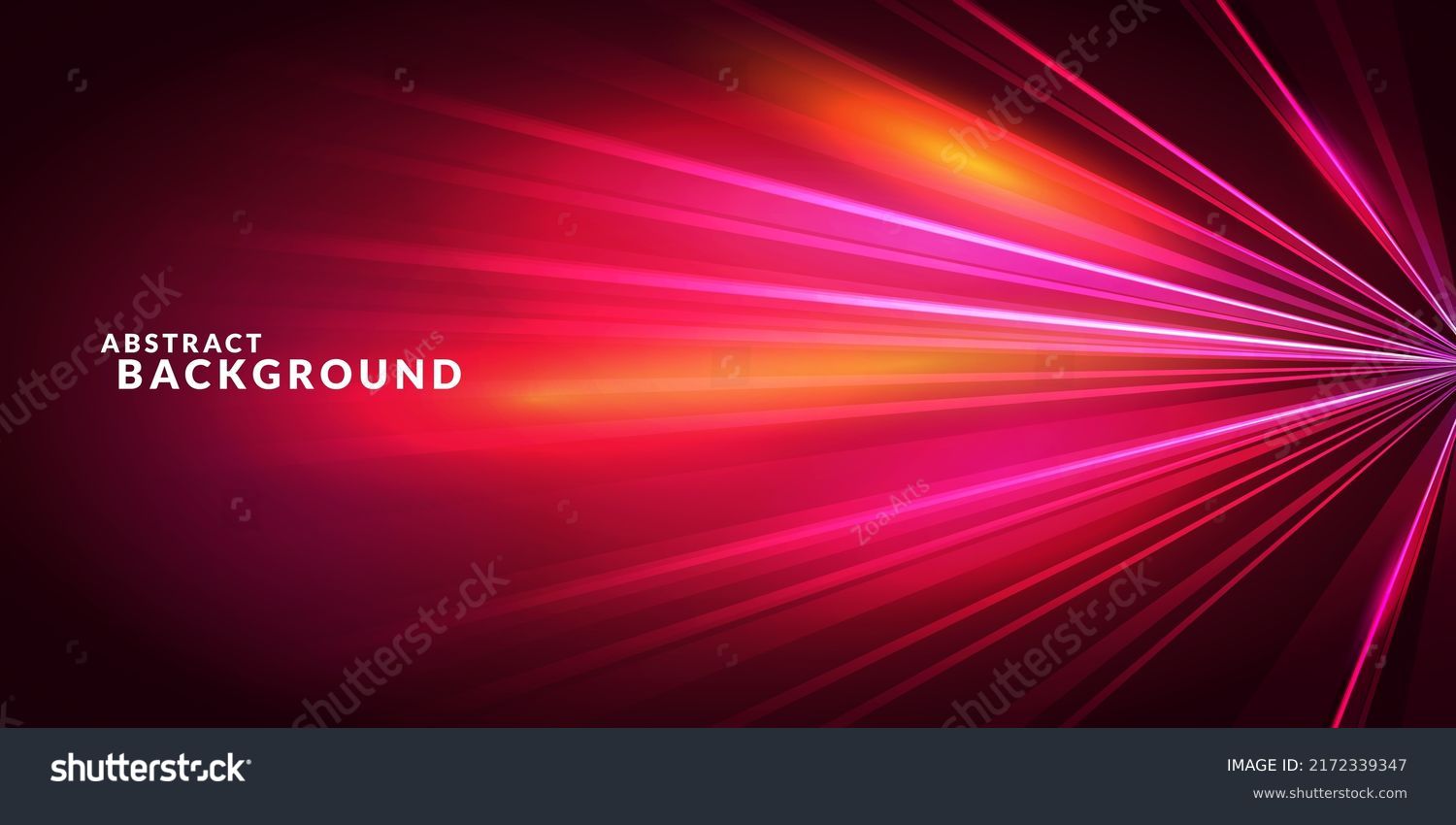 Red Futuristic Speedlines Focus Stock Vector (Royalty Free) 2172339347 ...