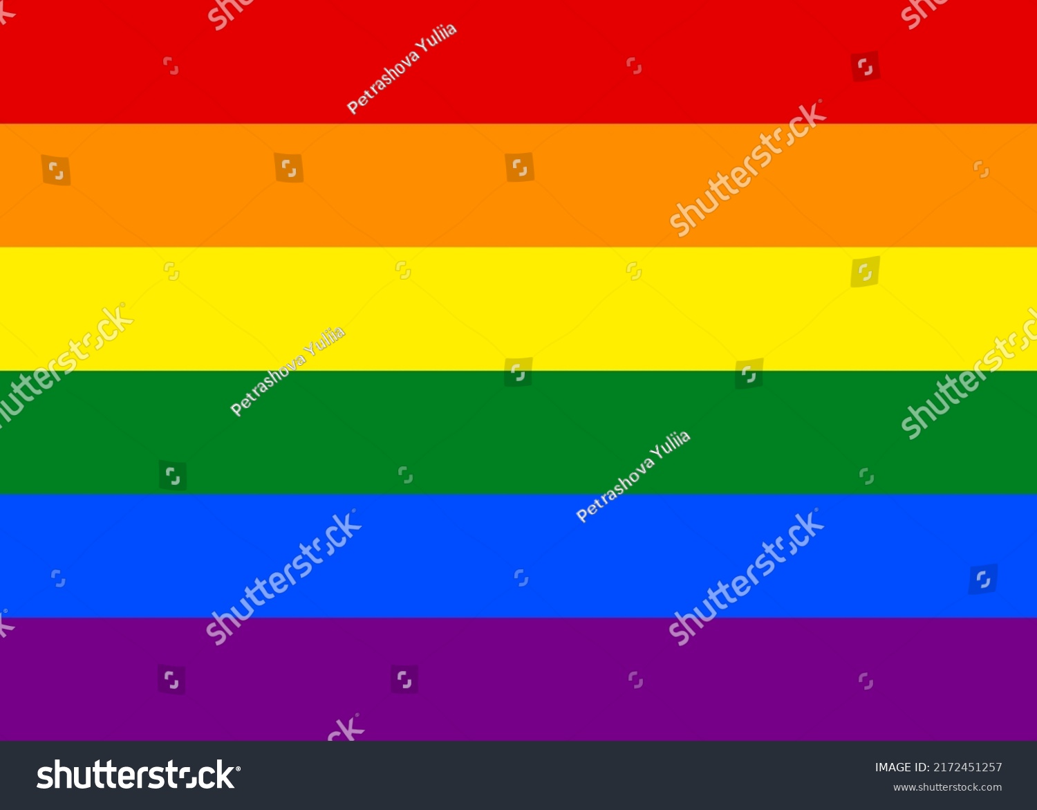 Rainbow Lgbt Vector Illustration Pride Flag Stock Vector (Royalty Free ...