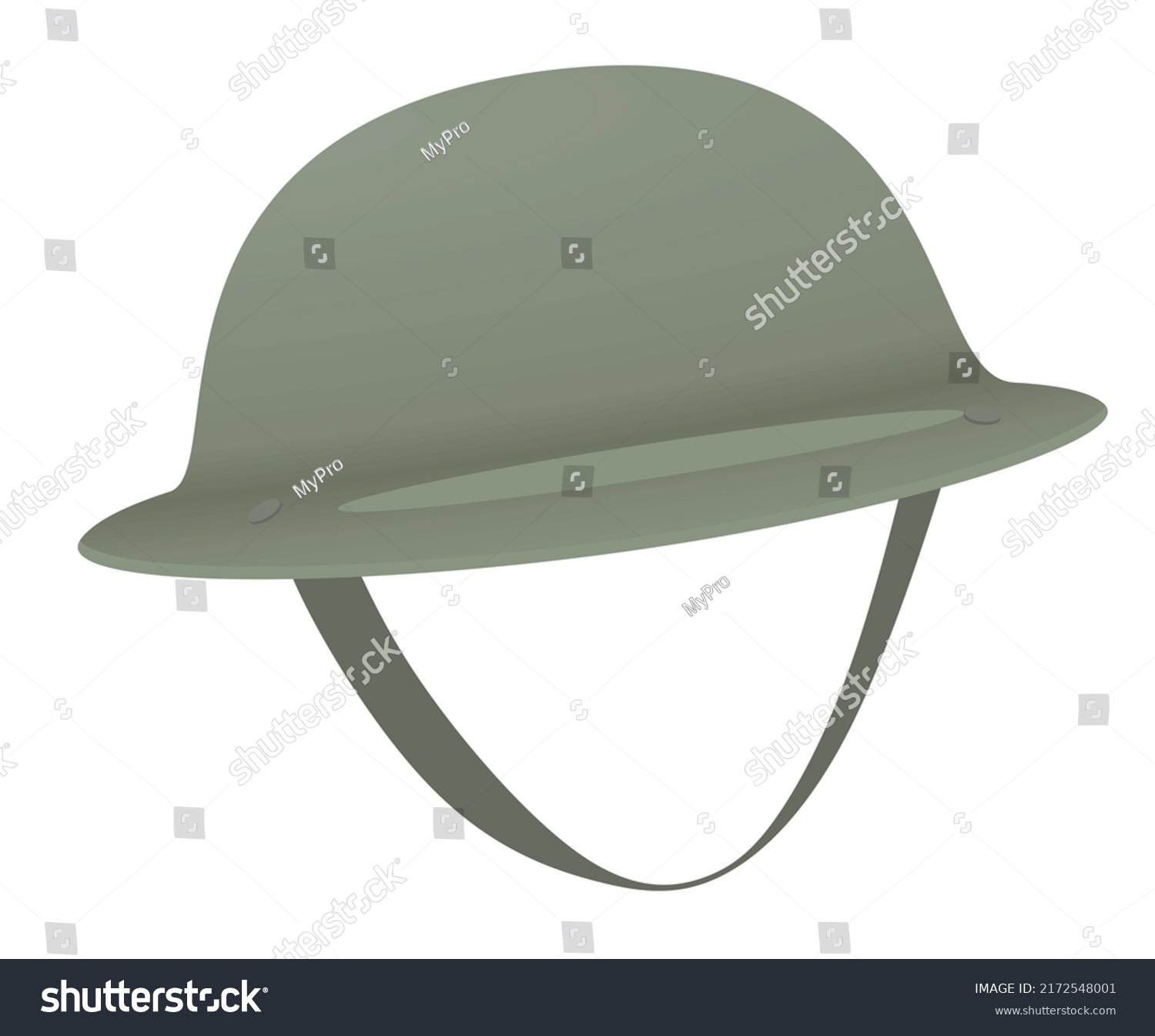 Military Camouflage Helmet Vector Illustration Stock Vector (royalty 