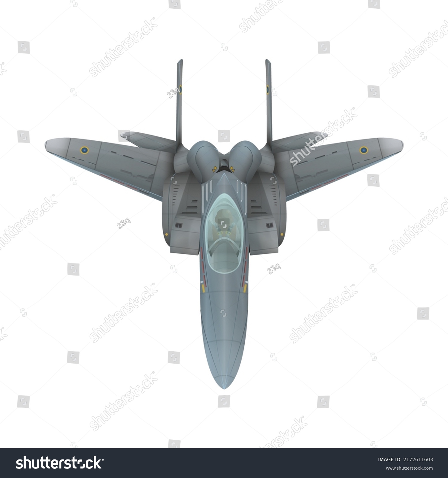 Air Force Top View Realistic Vector Stock Vector (Royalty Free) 2172611603 | Shutterstock