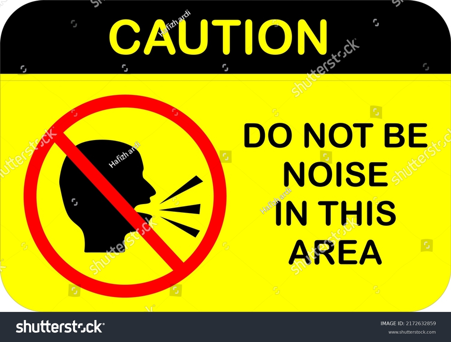 caution-do-not-be-noise-icon-stock-vector-royalty-free-2172632859