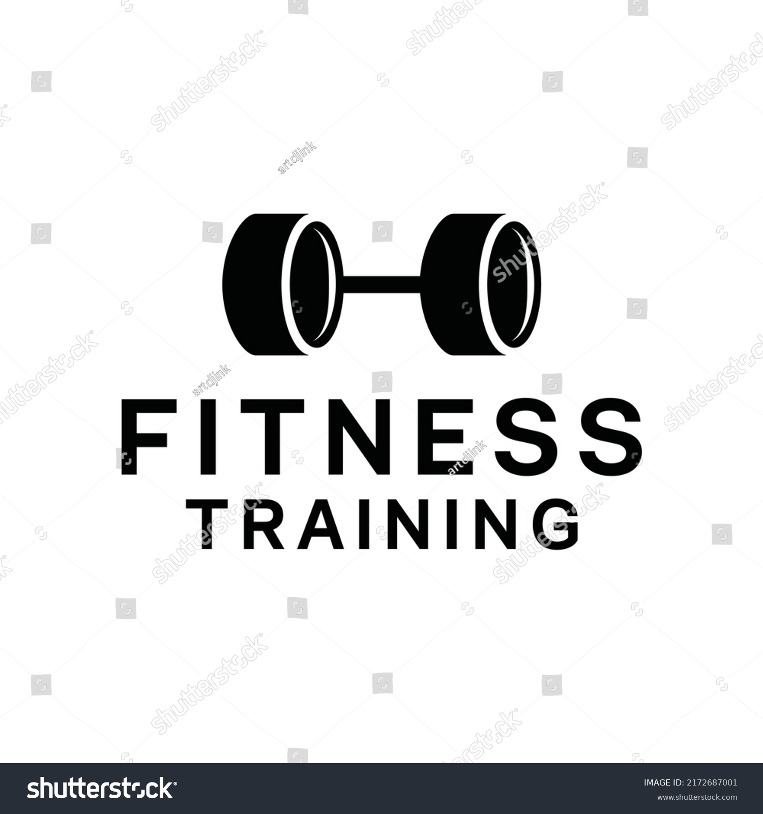 Training Fitness Logo Design Vector Body Stock Vector (Royalty Free ...