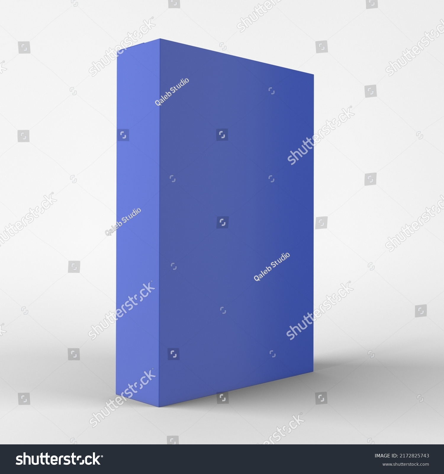 Cereal Box White Background 3d Rendering Stock Illustration 2172825743