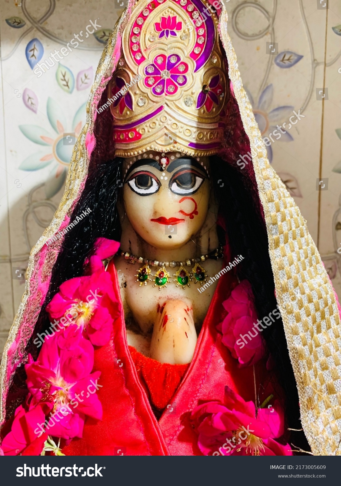 Indian God Maa Parvati Shiv Ki Stock Photo 2173005609 Shutterstock