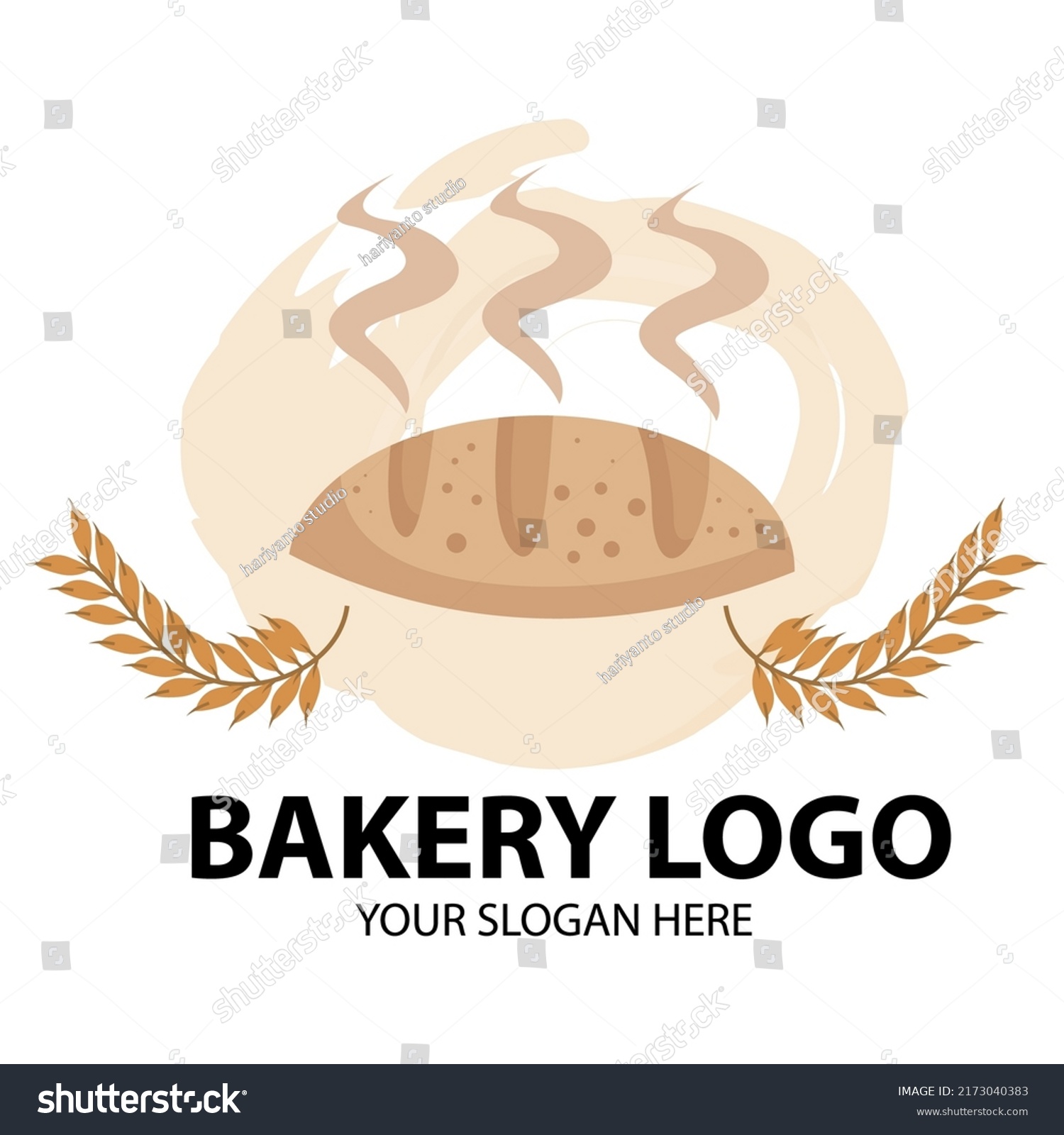 Vector Design Bakery Logo Illustration Bread Stock Vector (Royalty Free ...