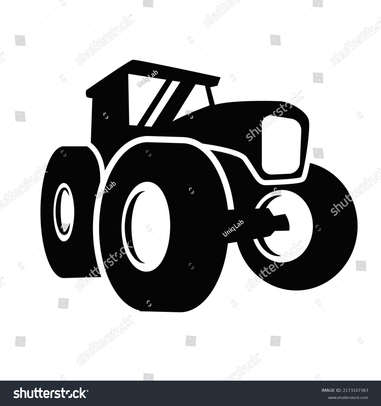 Important Tractor Agricultural Crops Stock Vector (Royalty Free ...