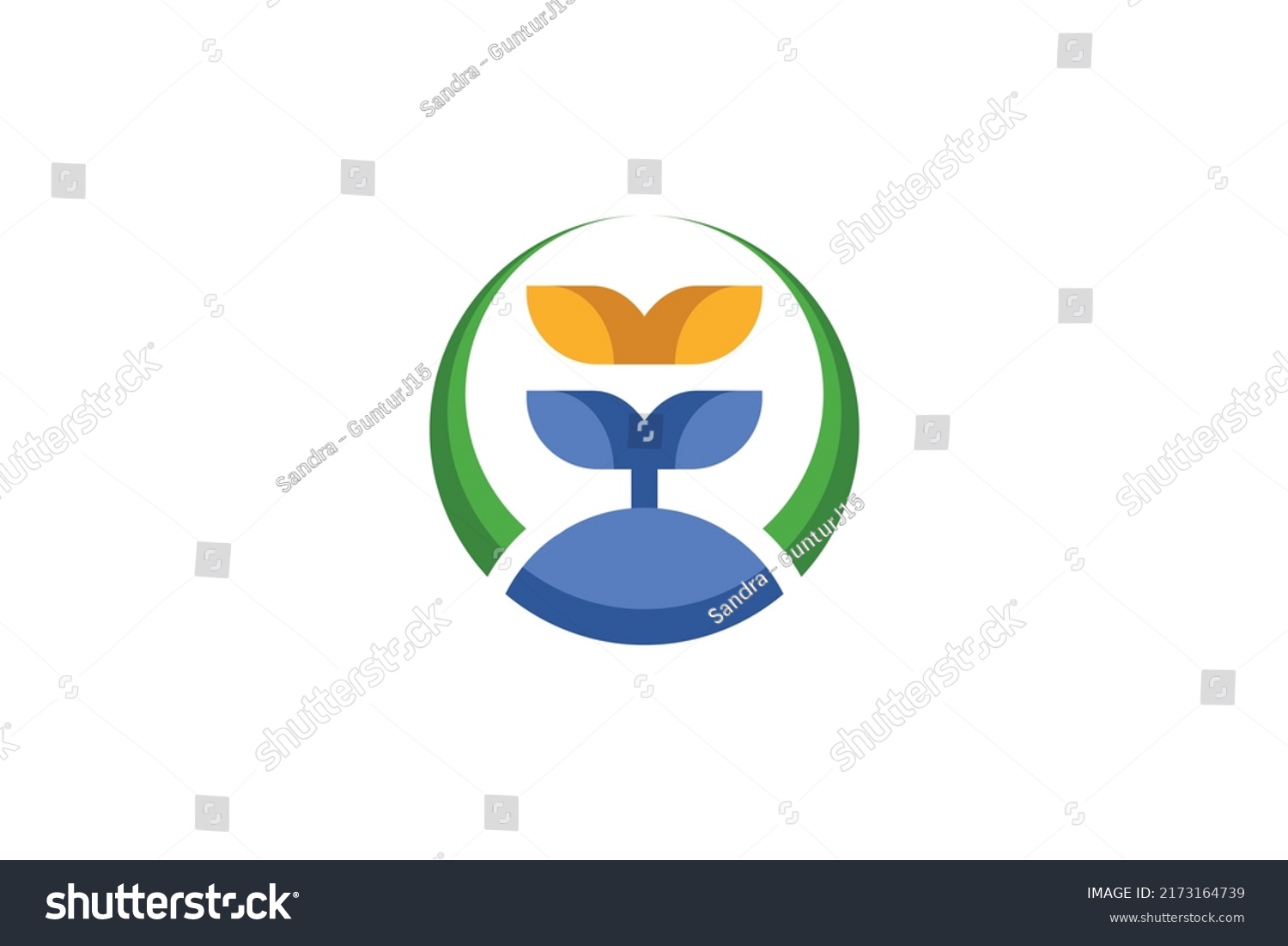 Insurance Health Colored Logo Vector Stock Vector (royalty Free 