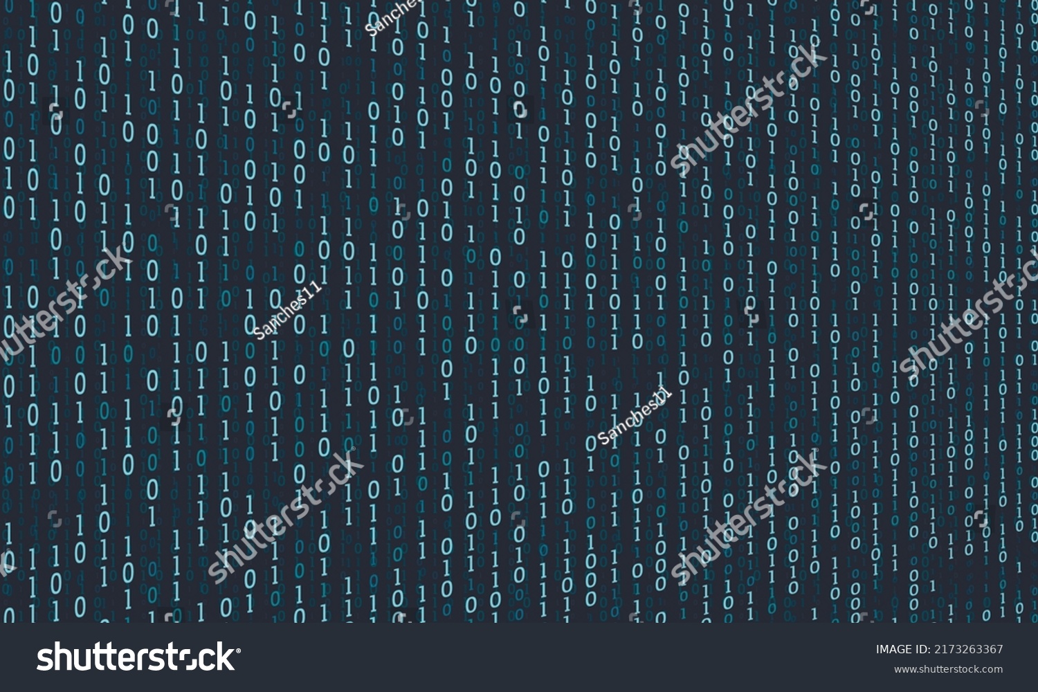 Digital Code Background Matrix Style Program Stock Vector (Royalty Free ...