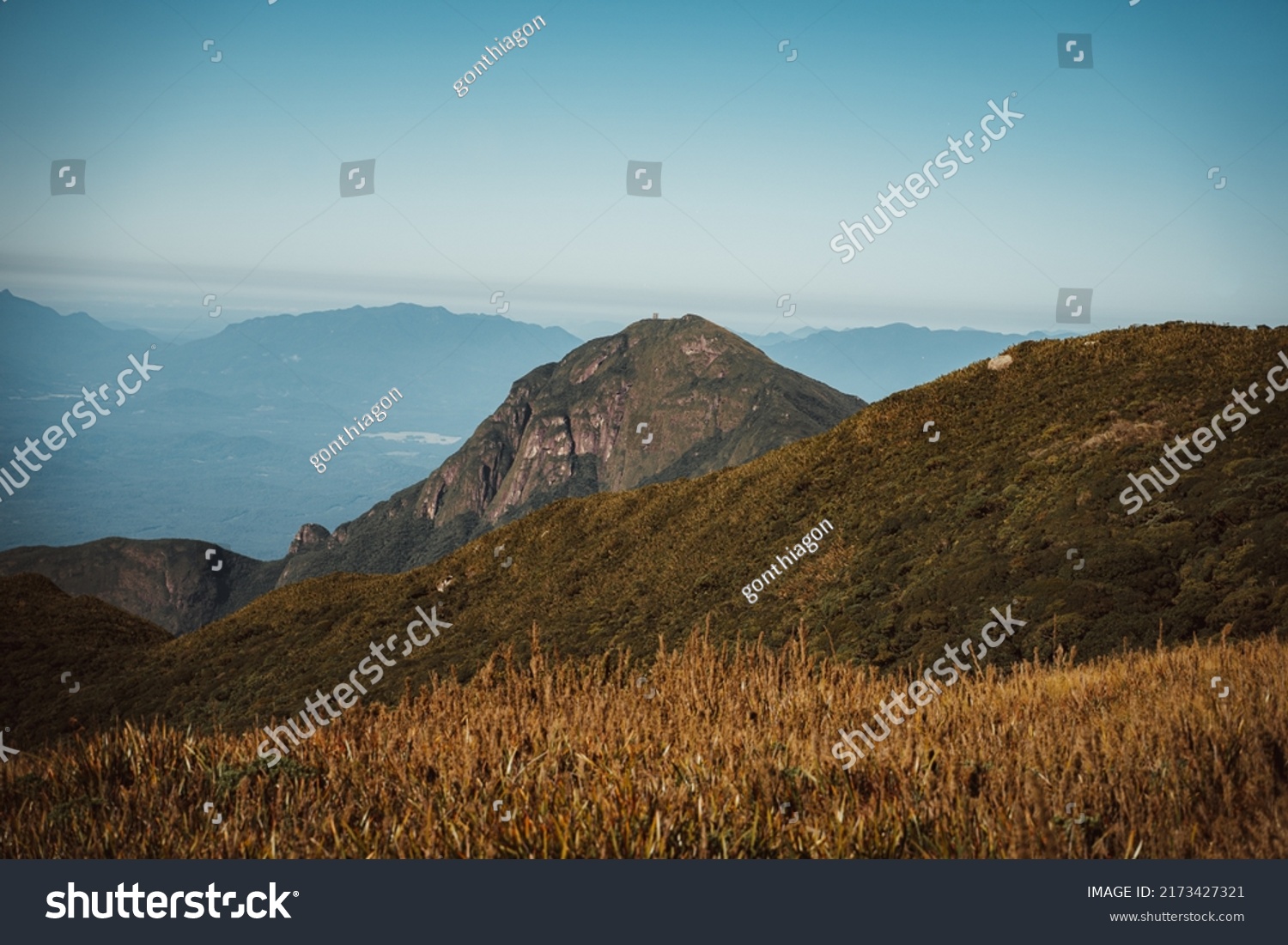 Pico Ciririca Mountain Serra Do Ibitiraquire Stock Photo 2173427321 ...