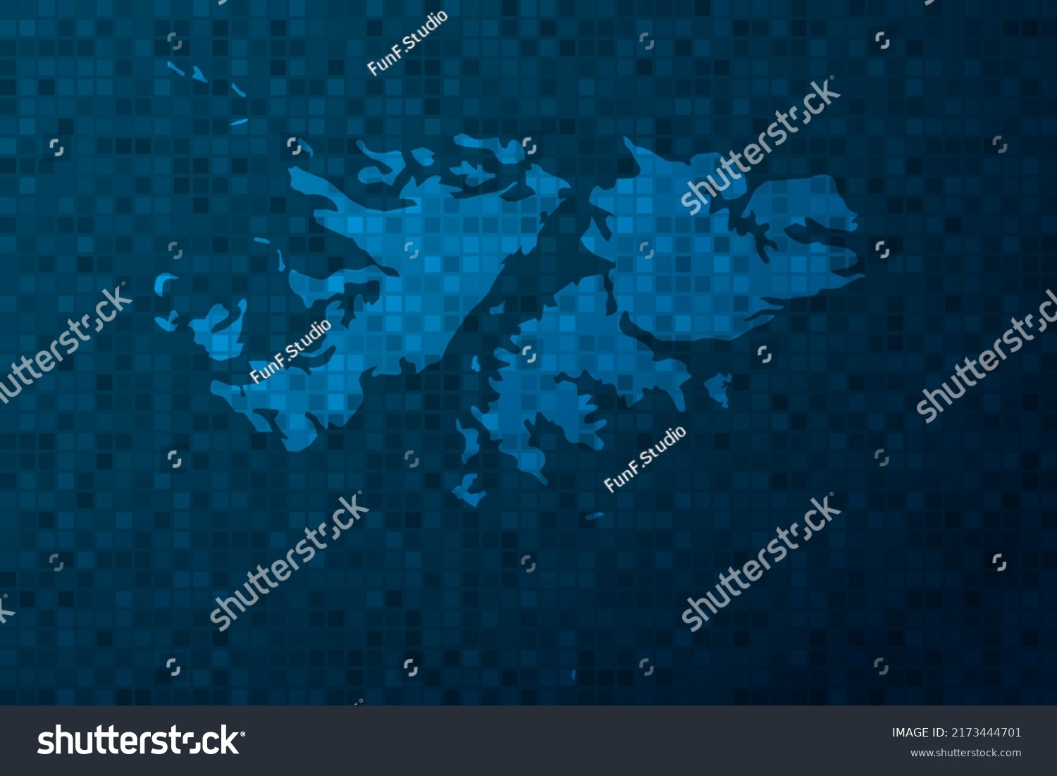 Falkland Islands Map World Map International Stock Vector Royalty Free   Stock Vector Falkland Islands Map World Map International Vector Template With Technology Style Isolated On 2173444701 