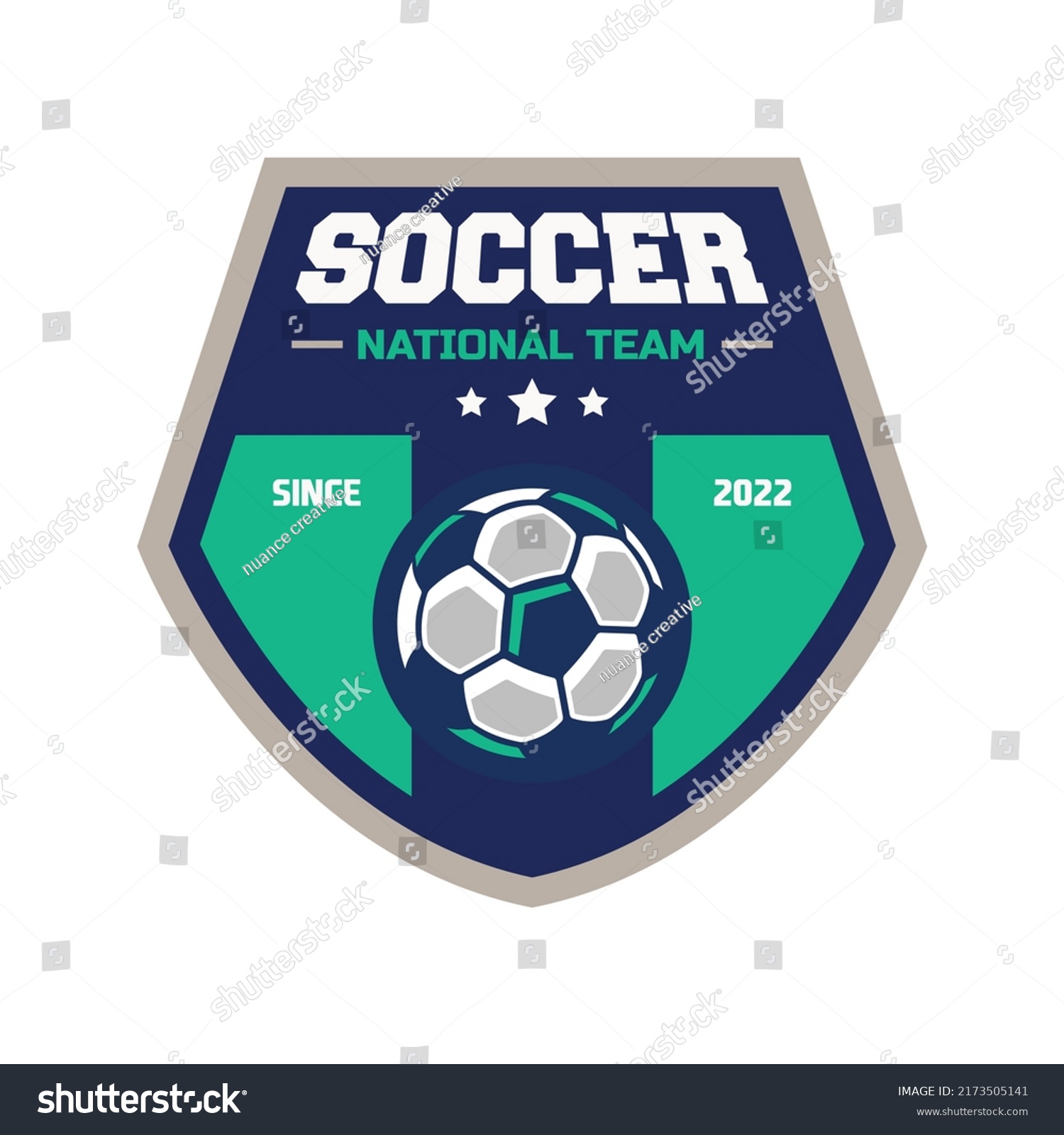 Soccer Logo Football Logo Club Sign Stock Vector (Royalty Free ...