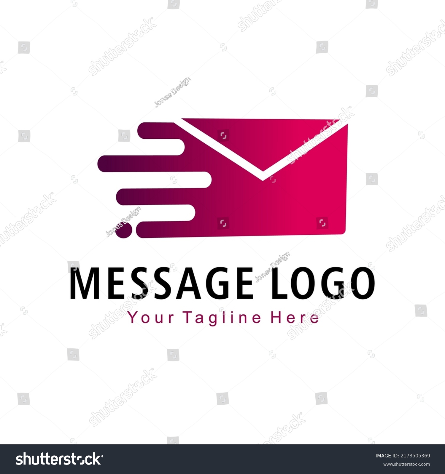 Vector Abstract Email Logo Template Stock Vector (Royalty Free ...