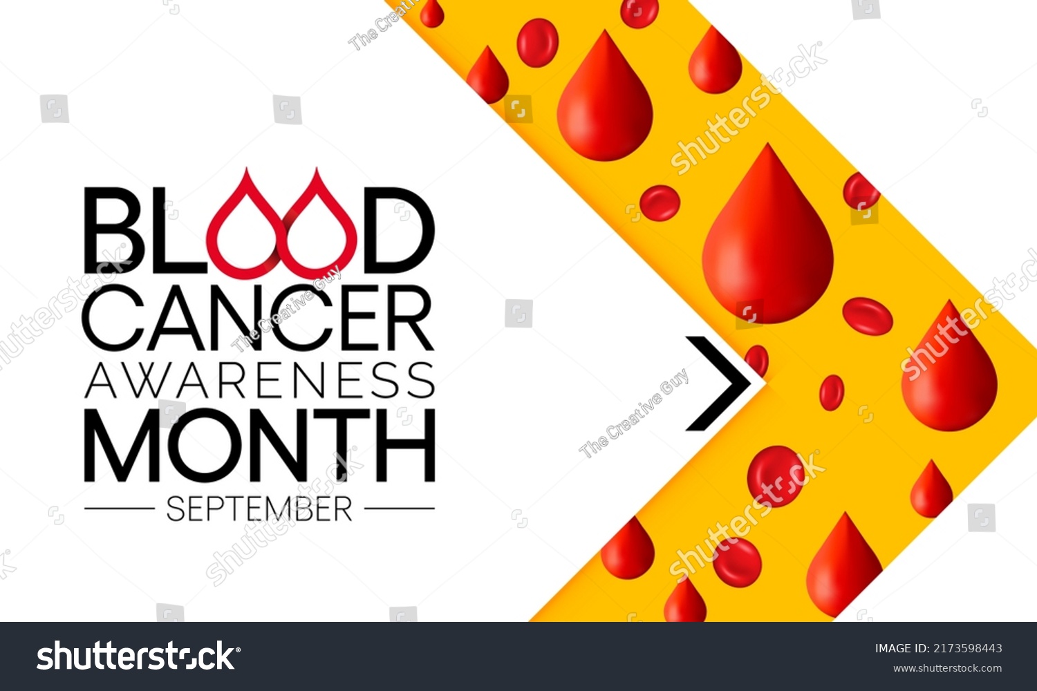 Blood Cancer Awareness Month Observed Every Stock Vector Royalty Free