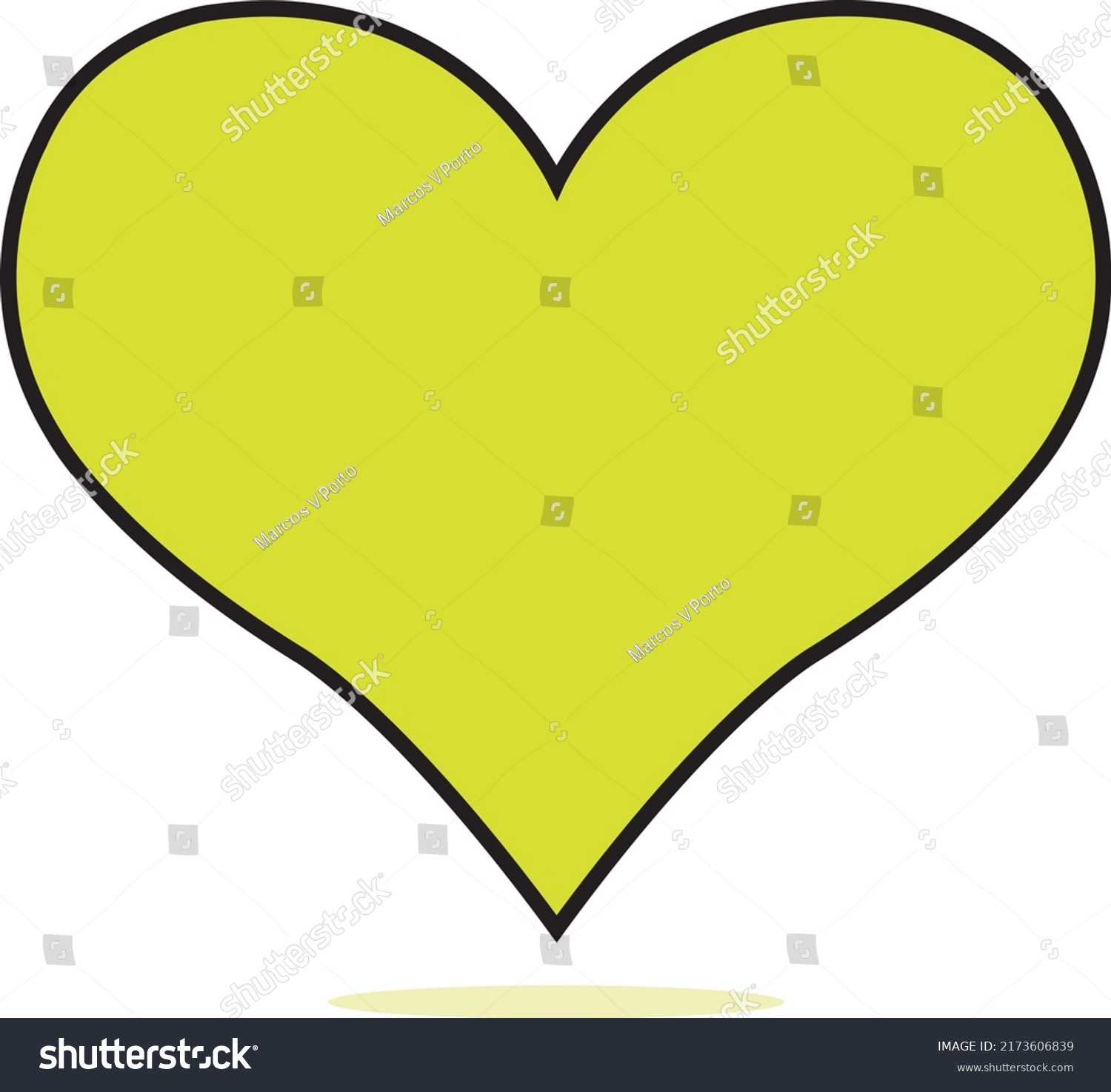 yellow-heart-emoji-symbol-love-vector-stock-vector-royalty-free