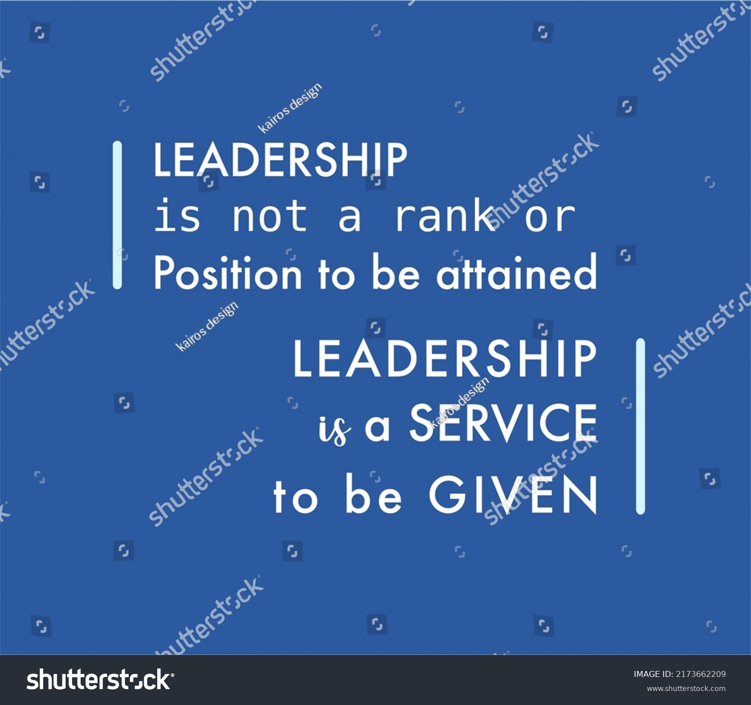 Vector Quote Leadership Not Rank Position Stock Vector (Royalty Free ...