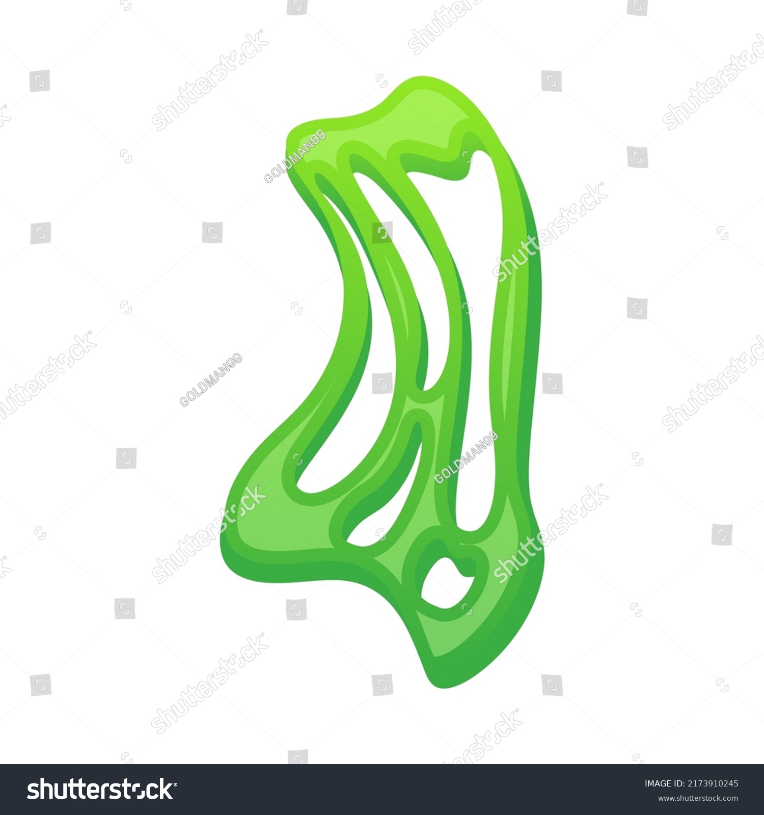 Vector Slime Blob Liquid Drop Illustration Stock Vector (Royalty Free ...