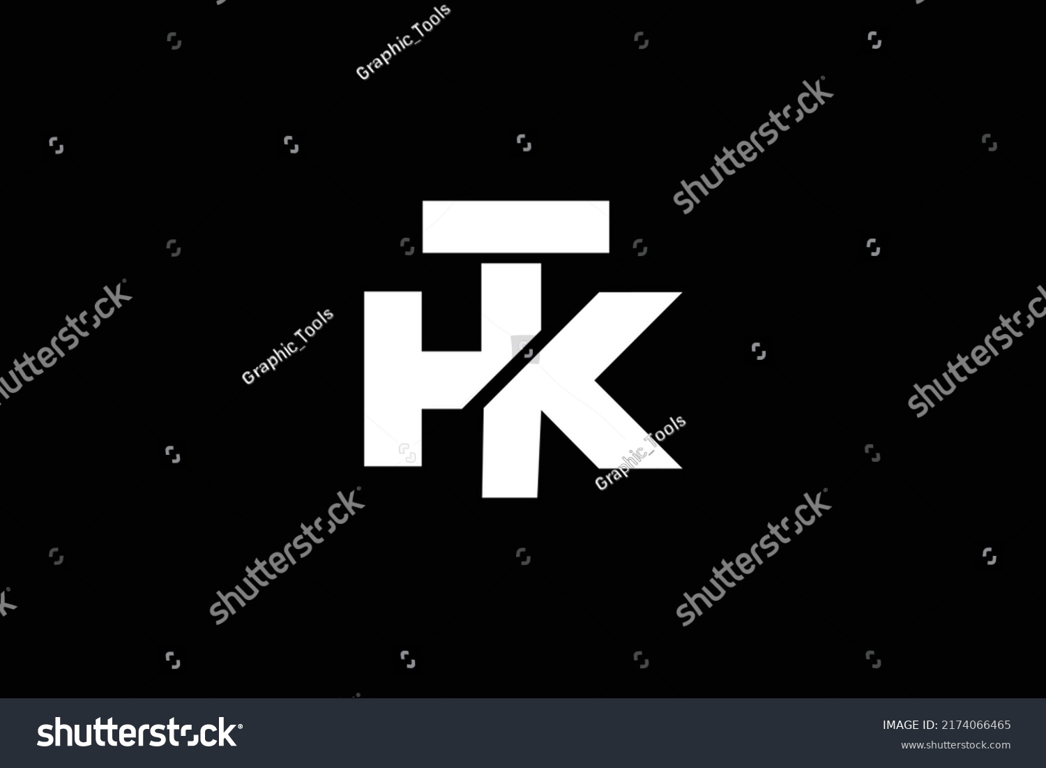 Htk Letter Logo Design Creative Modern Stock Vector (Royalty Free ...