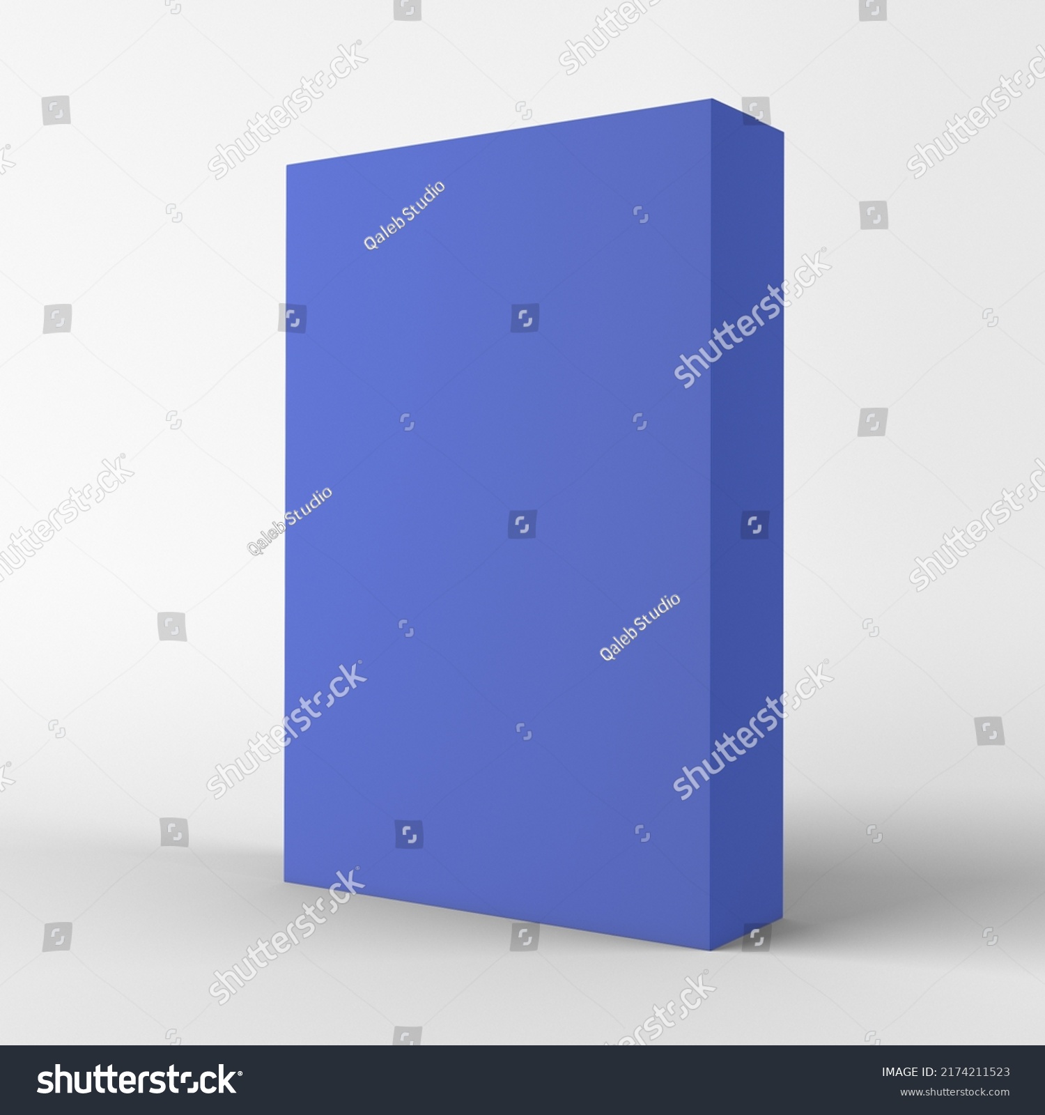 Cereal Box White Background 3d Rendering Stock Illustration 2174211523