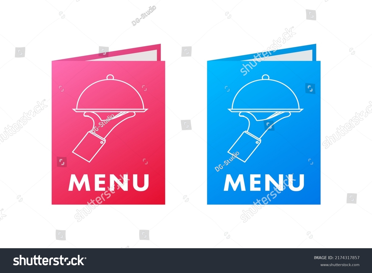 Menu Book Food Menu Design Template Stock Vector (Royalty Free ...