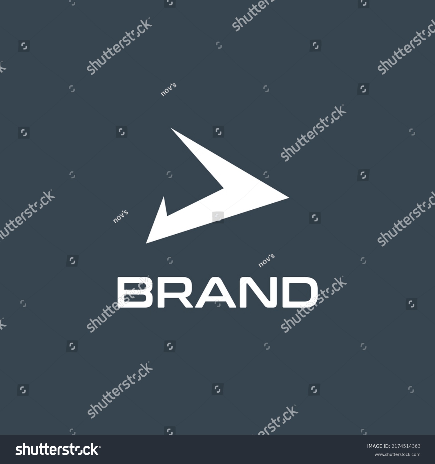 Logos Sharp Icons Suitable Sports Brands Stock Vector (Royalty Free ...