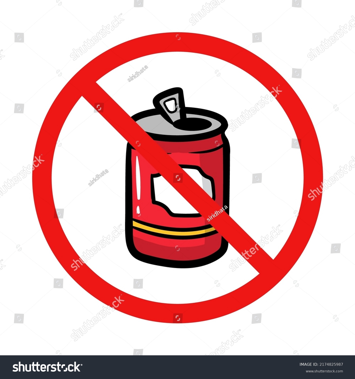 vector-no-can-sign-on-white-stock-vector-royalty-free-2174825987