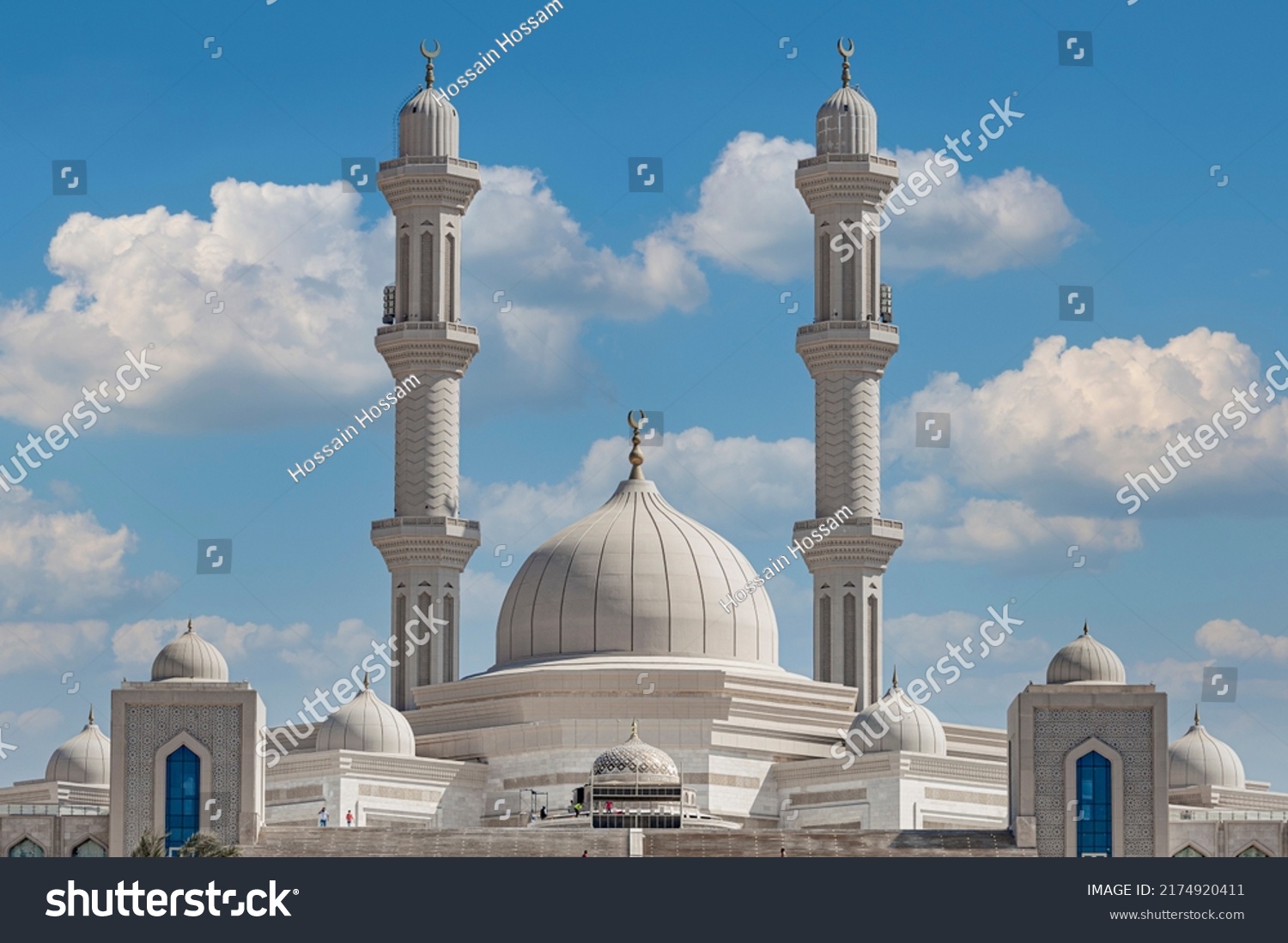 New Mosque Egypt Masjid Masr Stock Photo 2174920411 | Shutterstock