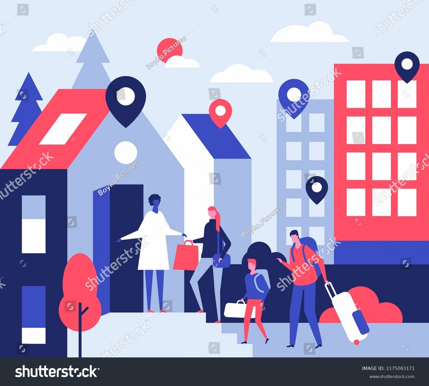 moving-new-home-modern-colorful-flat-stock-vector-royalty-free