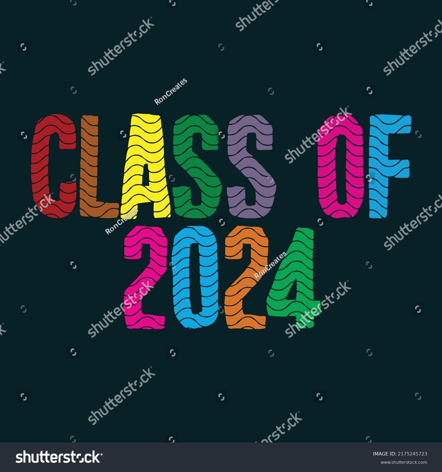 Class 2024 Printable Vector Design Stock Vector (Royalty Free ...