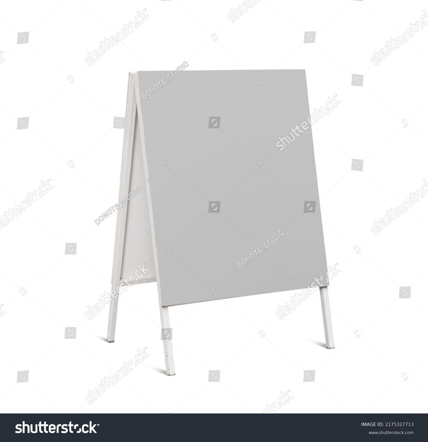 Folding Aframe Signboard Mockup Template Copy Stock Photo 2175327713 ...