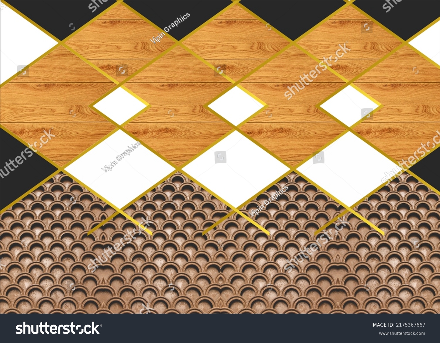 Wallpaper Background Wooden High Quality Wallpaper Stock Illustration