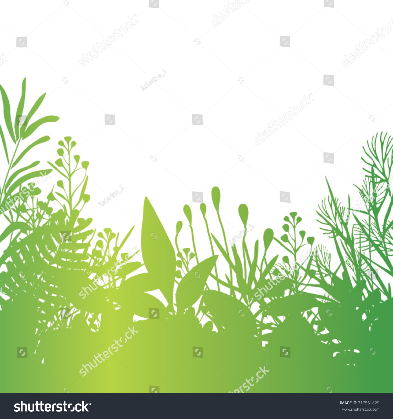 Nature Background Green Fresh Leaves Vector Stock Vector (Royalty Free ...