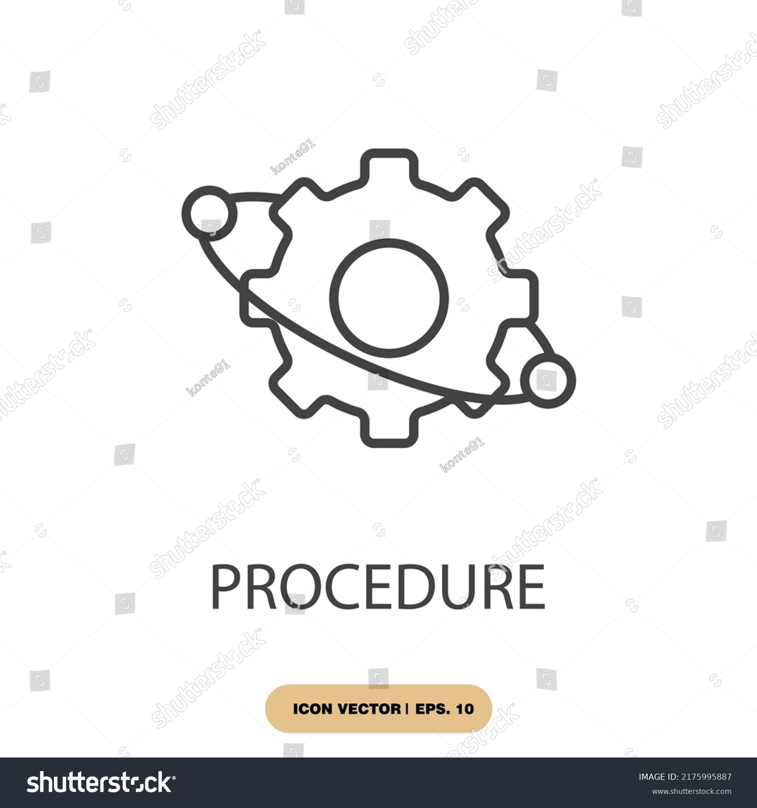 Procedure Icons Symbol Vector Elements Infographic Stock Vector ...