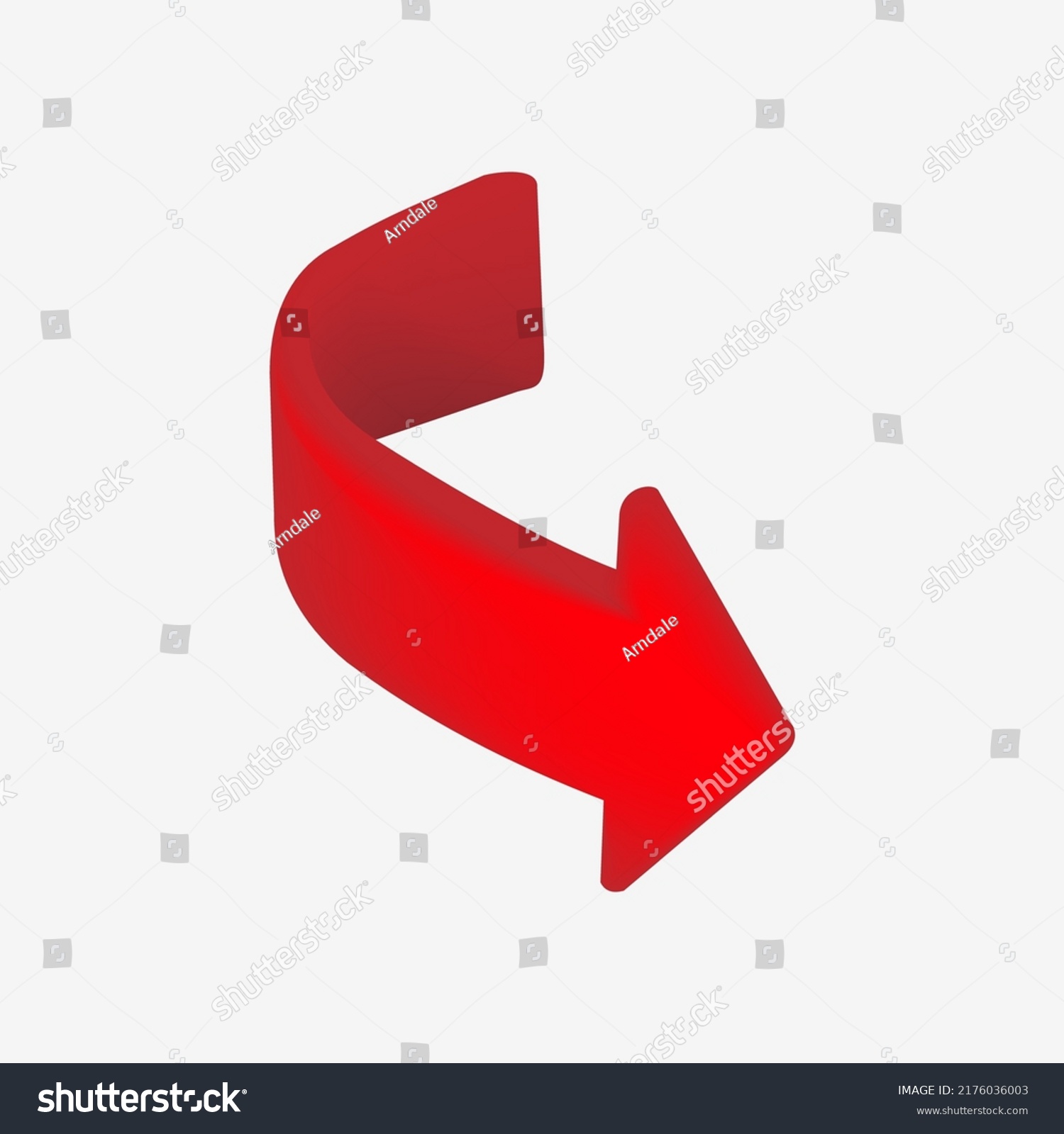 Red Turn Arrow Realistic 3d Arrow Stock Vector Royalty Free red-turn-arrow-realistic-3d-arrow-stock-vector-royalty-free