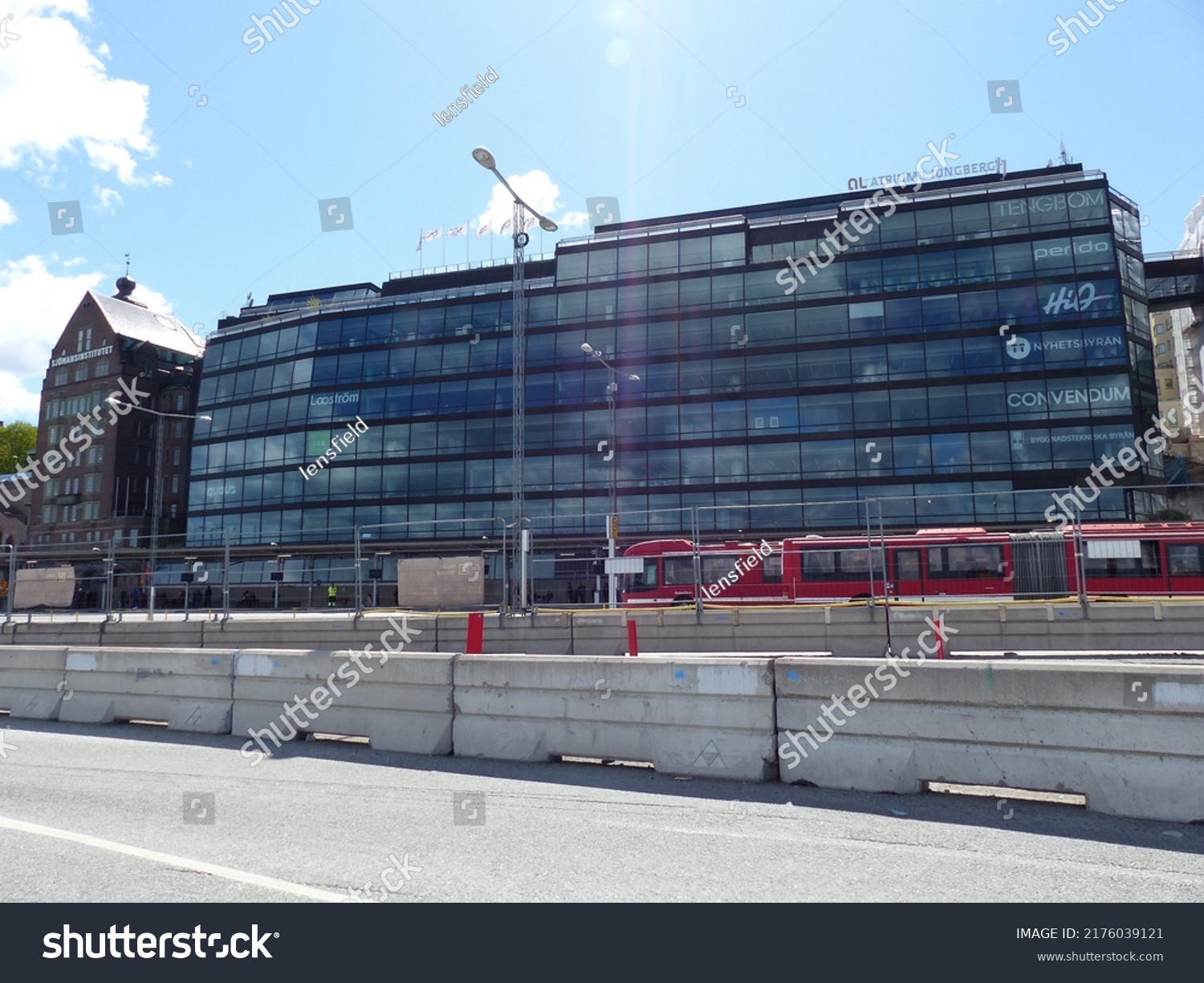 Modern Facade Stockholms Central Station Buildings Stock Photo ...