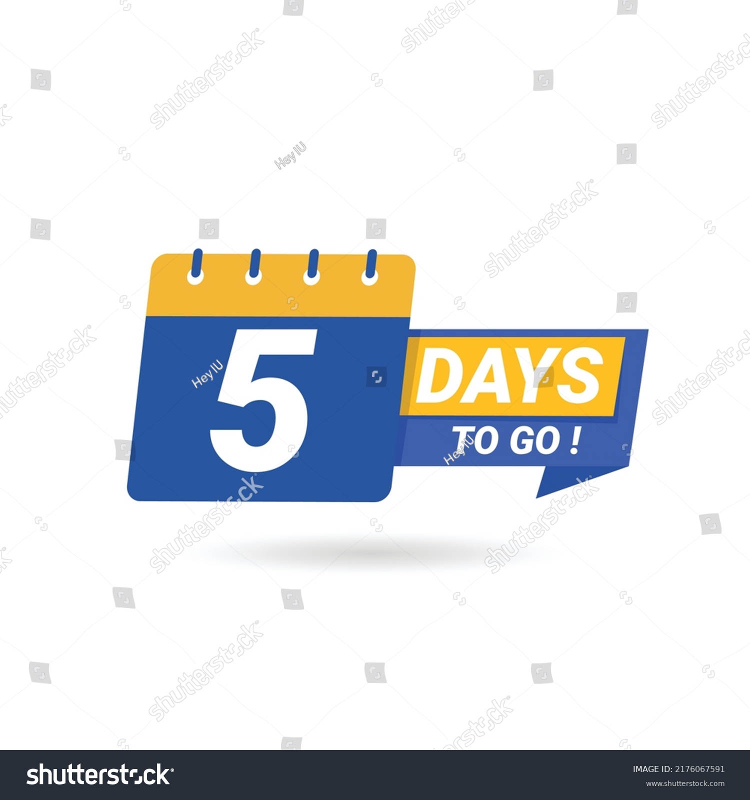 Countdown Left Days Banner Count Time Stock Vector (royalty Free 