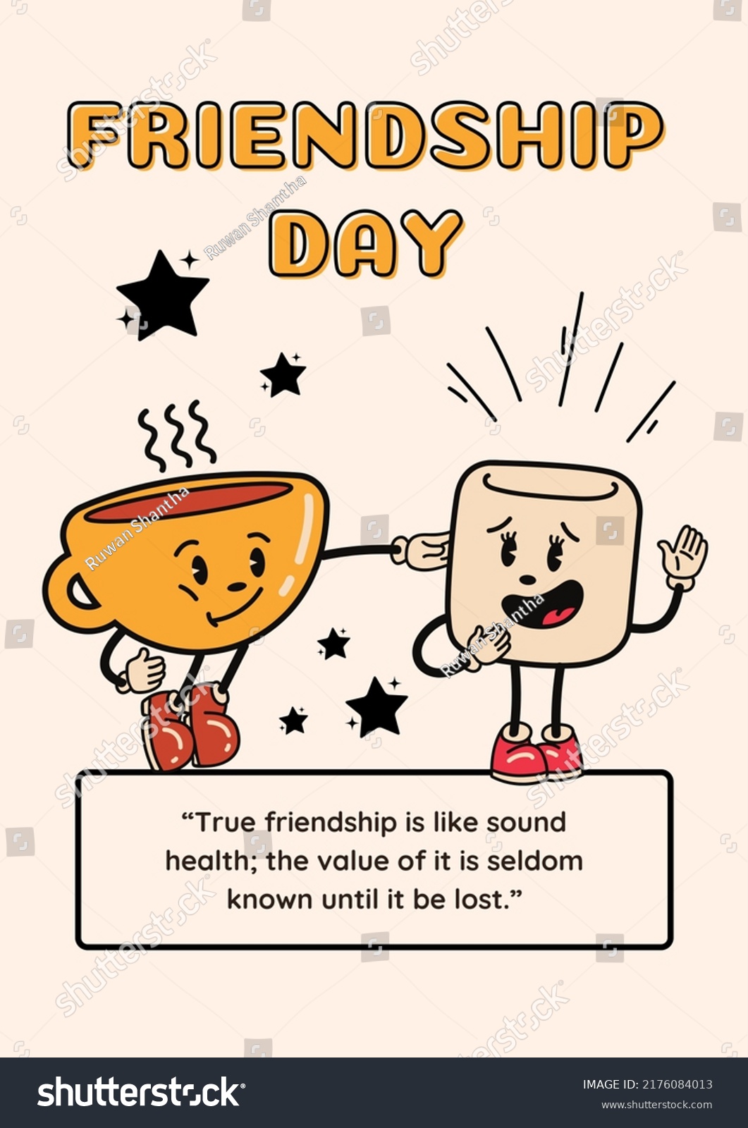 International Day Friendship Illustration Group People Stock Illustration Shutterstock