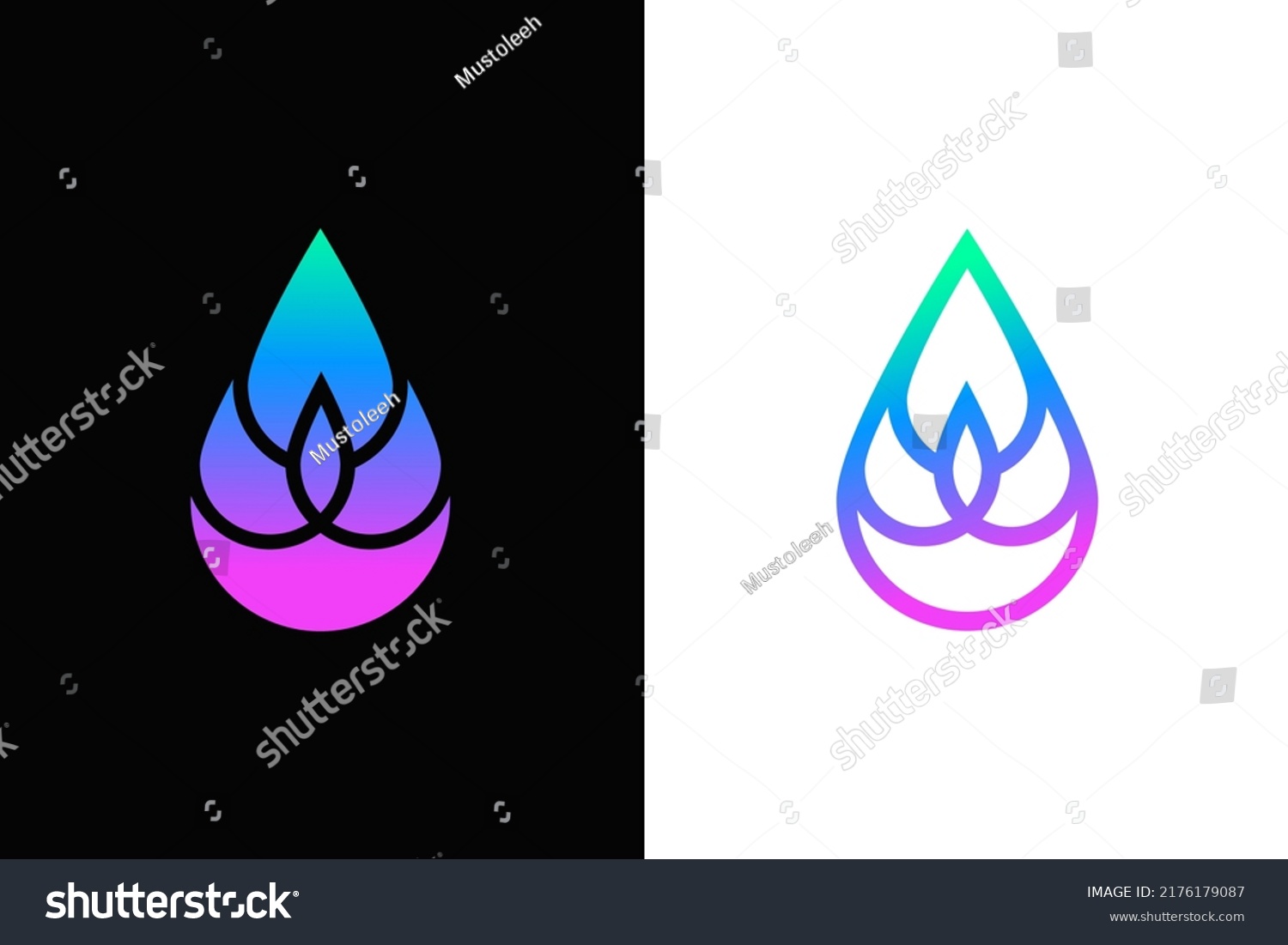 Colorful Fire Symbol Design Exploration Modern Stock Vector (Royalty ...