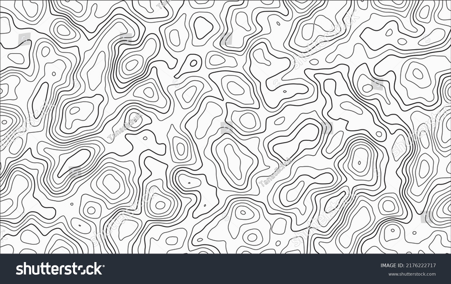 Topographic Map Background Grid Map Abstract Stock Vector (Royalty Free ...