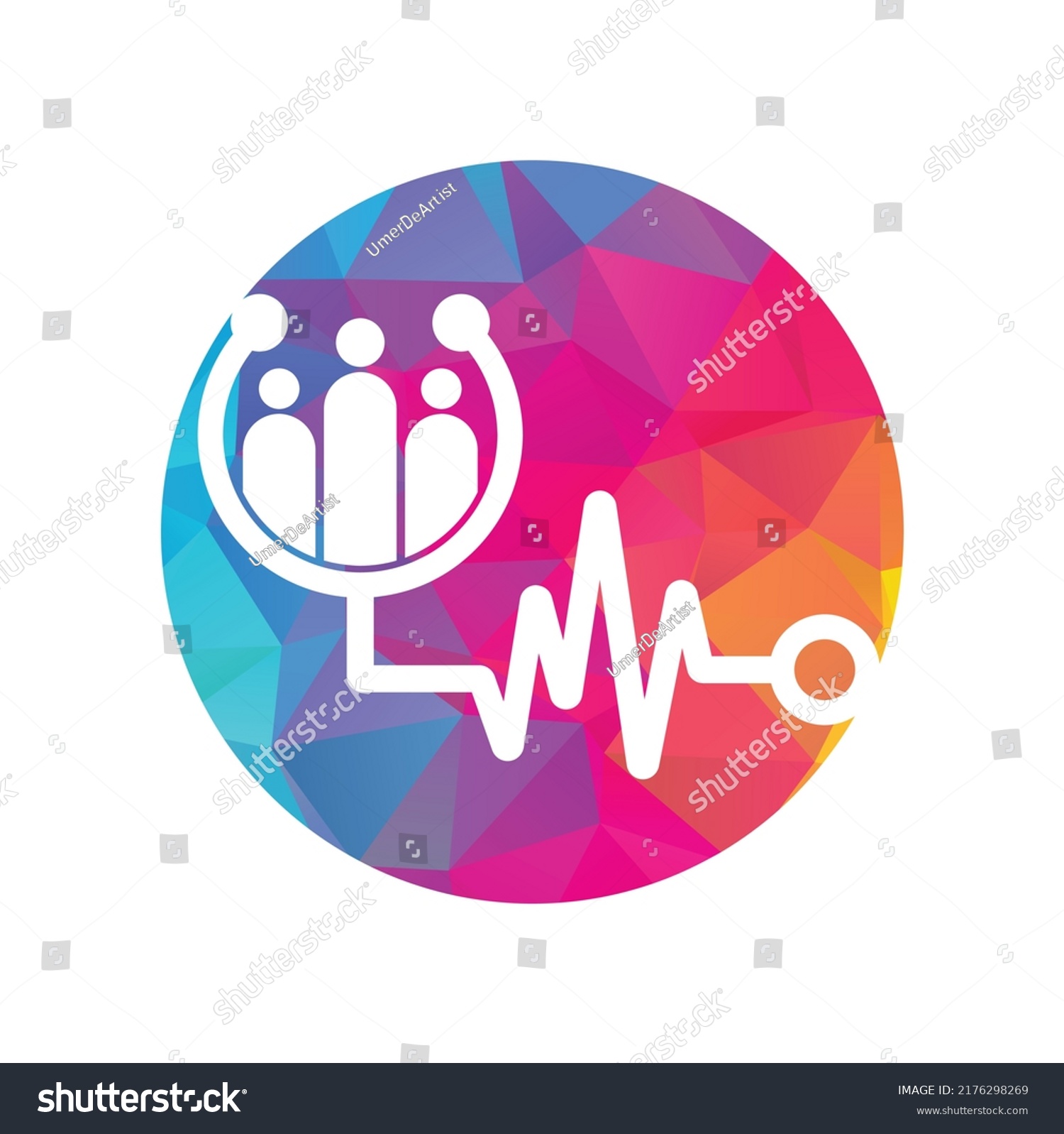 Family Medical Logo Template Design Vector Stock Vector (Royalty Free ...