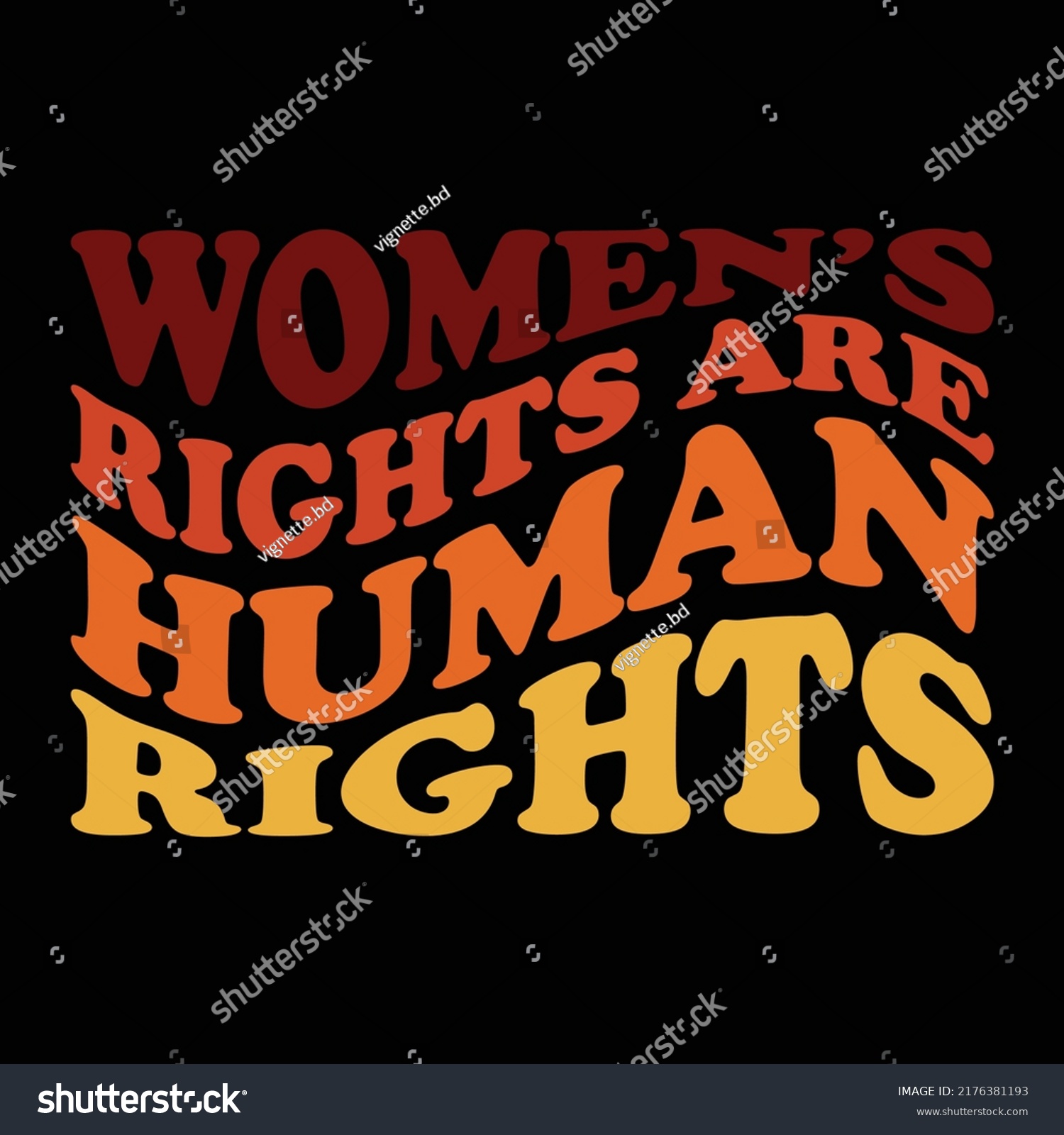 Womens Rights Human Rights Feminist Shirt Stock Vector Royalty Free 2176381193 Shutterstock 4525