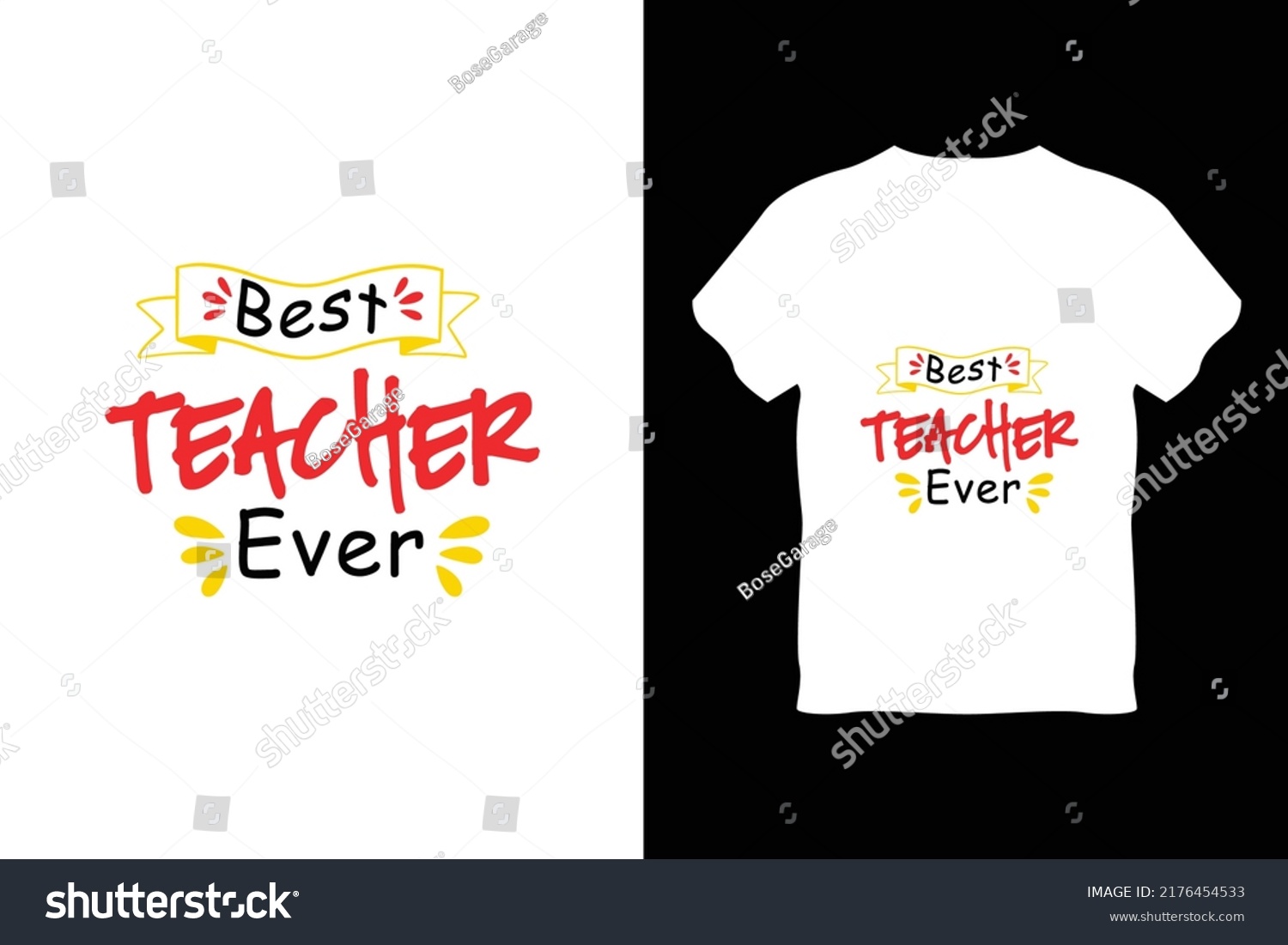 Mejor Profesor Editable Siempre Moderno Diseño: Vector De Stock (libre ...