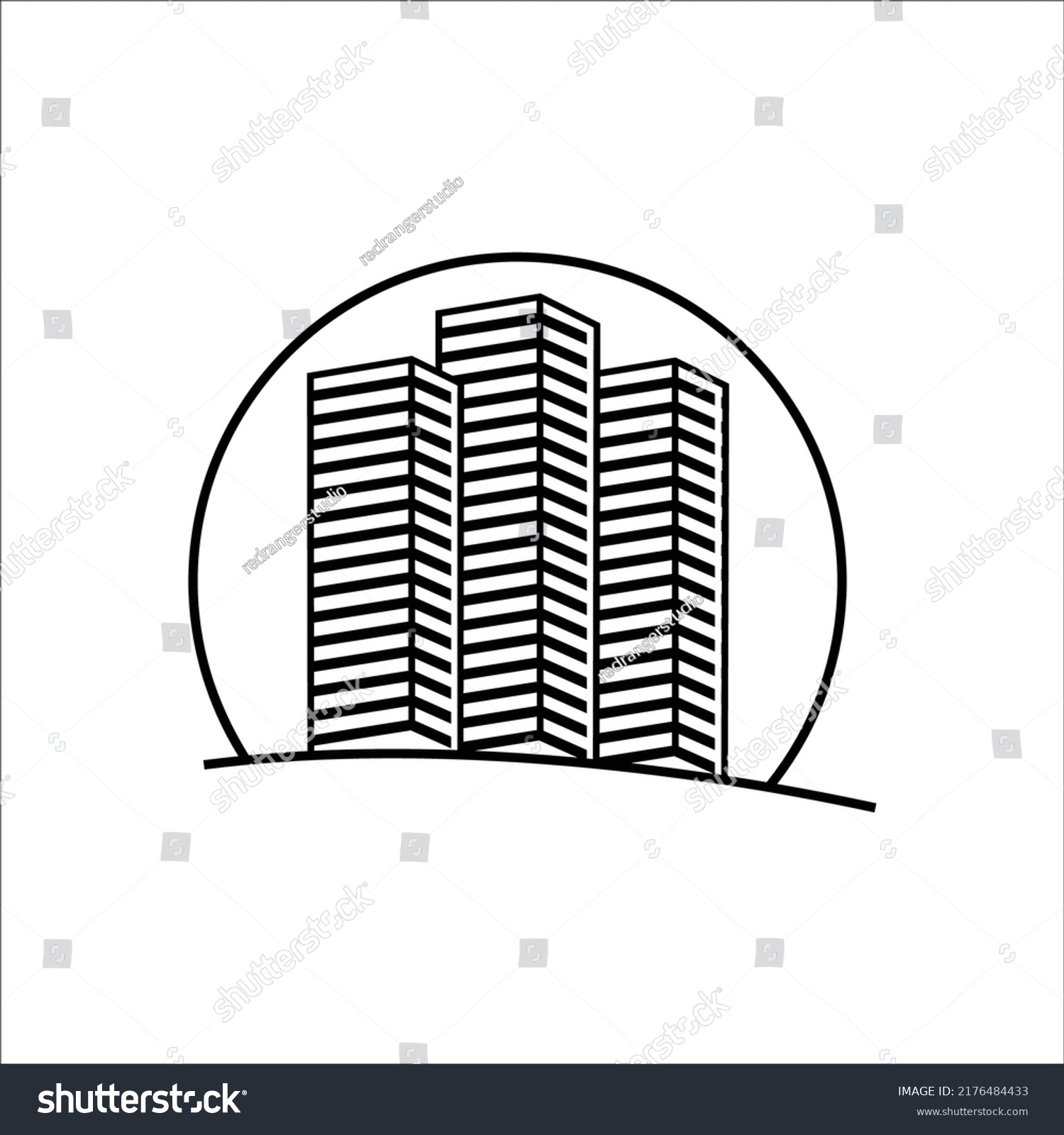 Building Logo Template City Estate Vector Stock Vector (Royalty Free ...