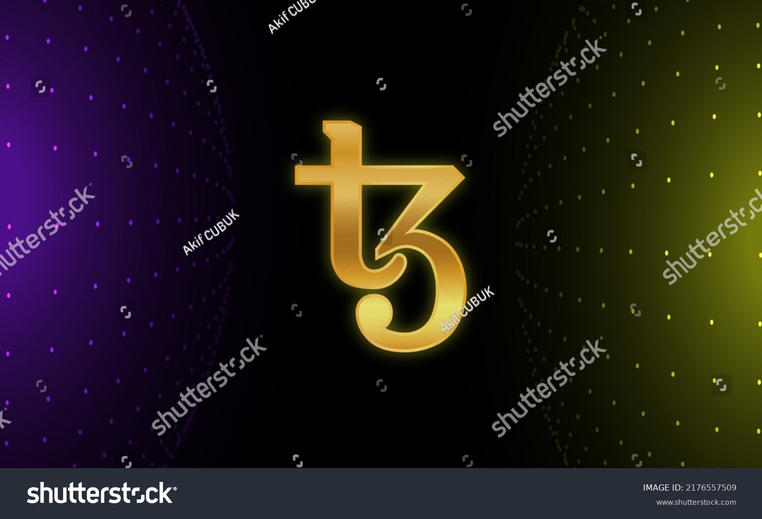 Tezos Virtual Currency Images 3d Drawings Stock Illustration 2176557509 ...