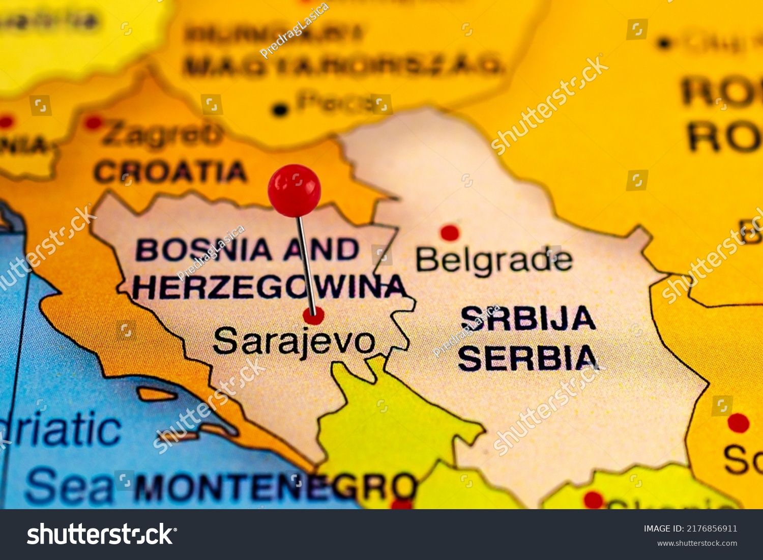 Sarajevo Map Close Paris Map Red Stock Photo 2176856911 Shutterstock   Stock Photo Sarajevo Map Close Up Of Paris Map With Red Pin Map With Red Pin Point Of Paris In Bosnia And 2176856911 