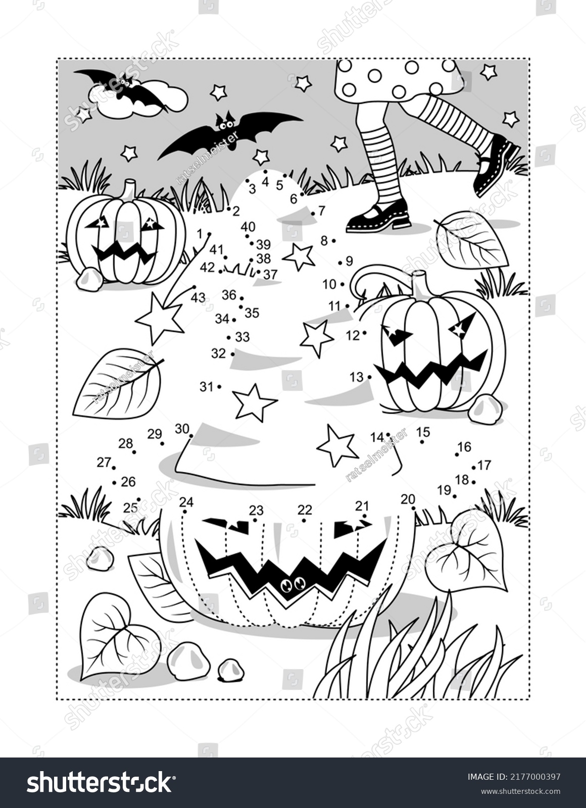 687 Witches Colouring In Dots Images, Stock Photos & Vectors | Shutterstock