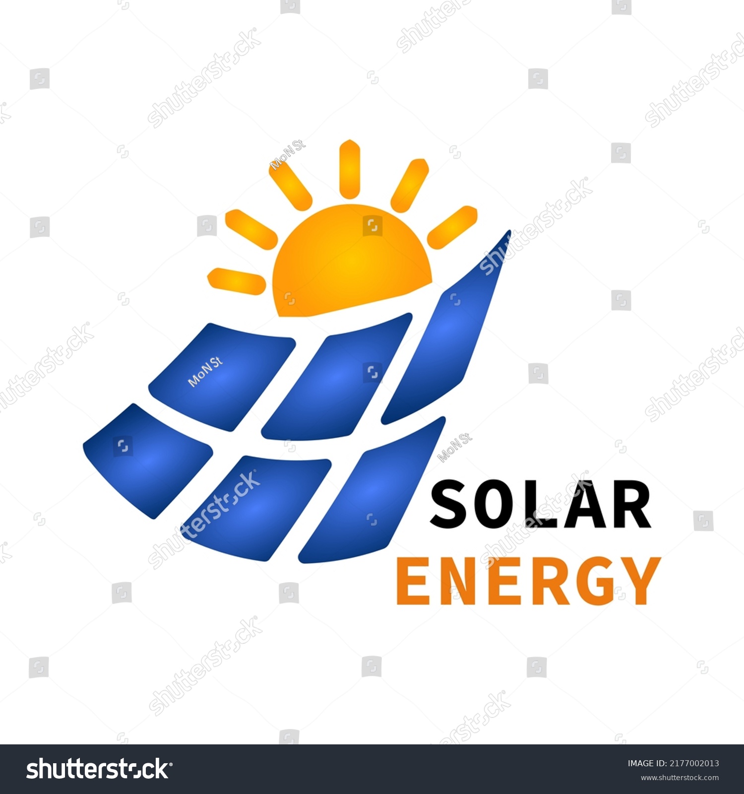 Solar Energy Symbol Vector Design Stock Vector (Royalty Free ...