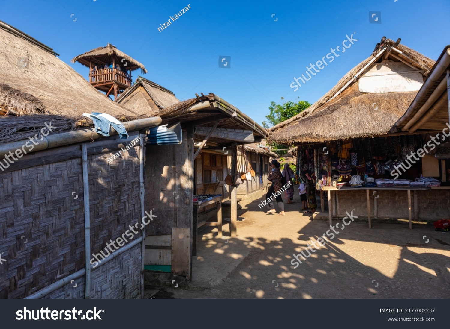 Sade Traditional Sasak Village Pujut Central Stock Photo 2177082237 ...